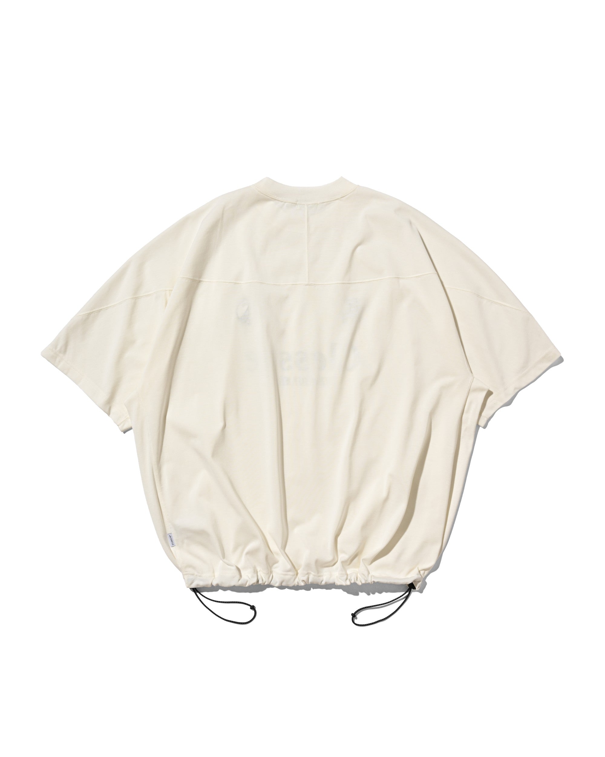 【8.29 SAT 20:00- IN STOCK】EMBROIDERED GAME S/S T-SHIRT WITH DRAWSTRINGS (WHITE)