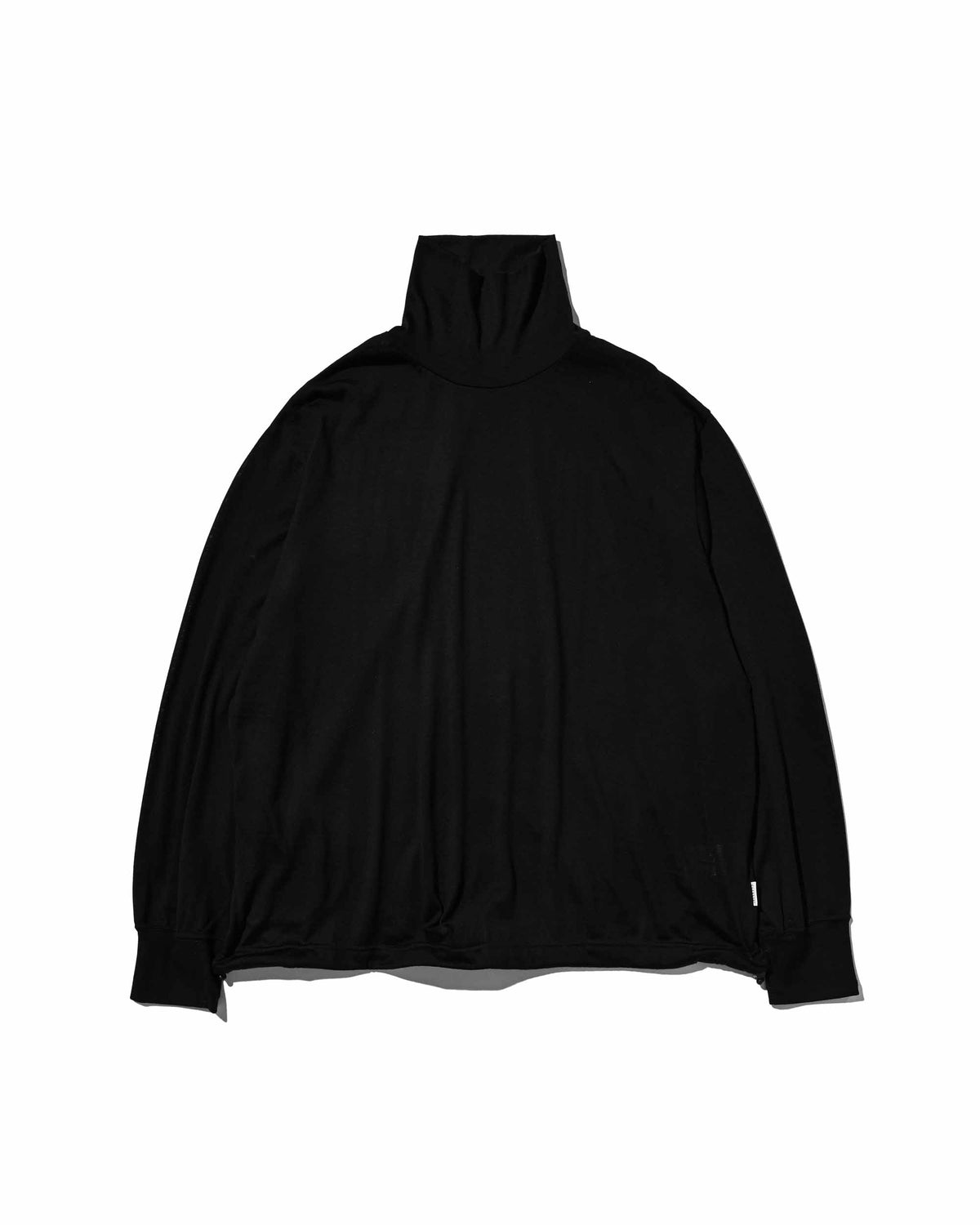 【9.16 WED 20:00- IN STOCK】MERINO WOOL L/S TURTLENECK TEE (BLACK)