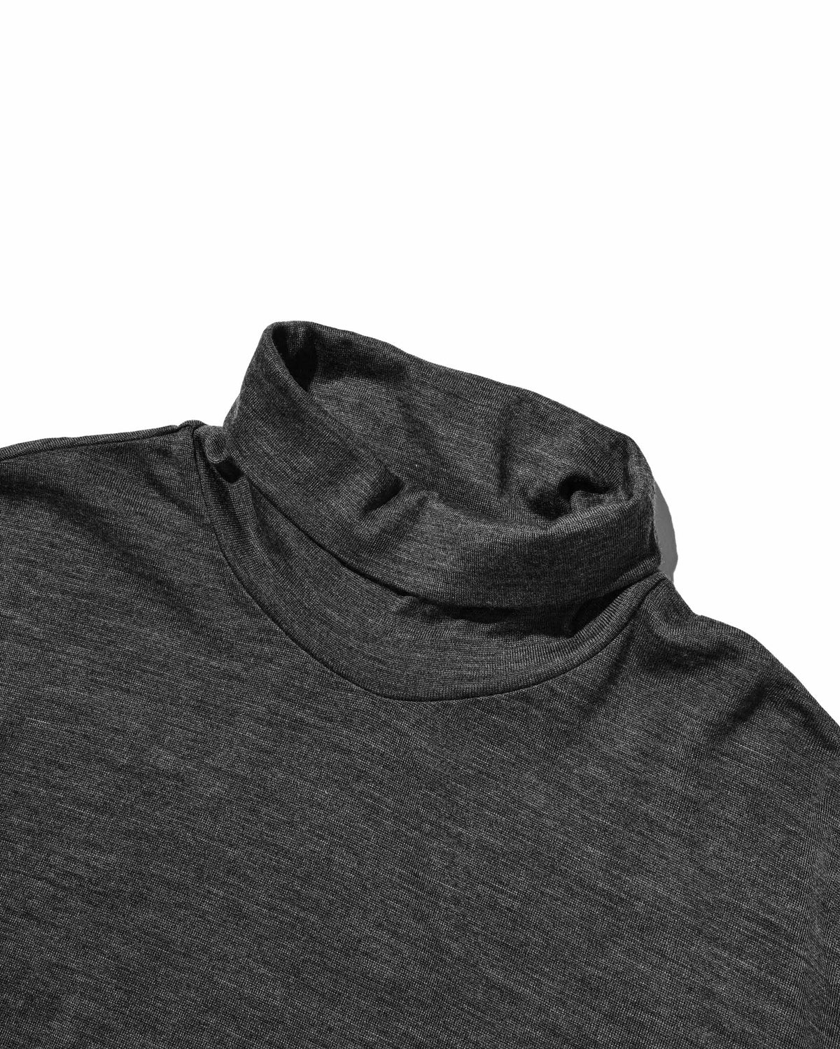 【9.16 WED 20:00- IN STOCK】MERINO WOOL L/S TURTLENECK TEE (GRAY)