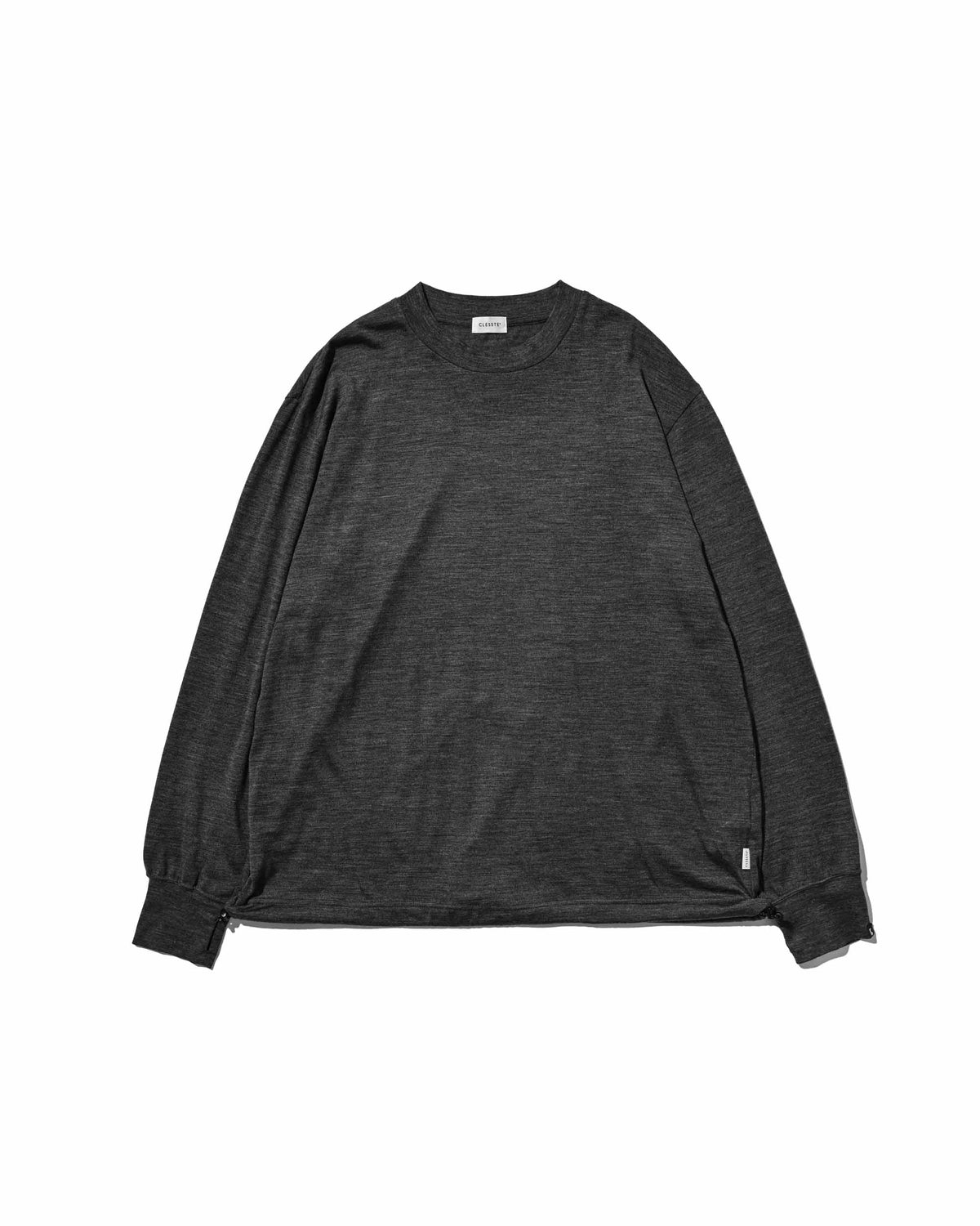 【9.16 WED 20:00- IN STOCK】MERINO WOOL L/S TEE (GRAY)