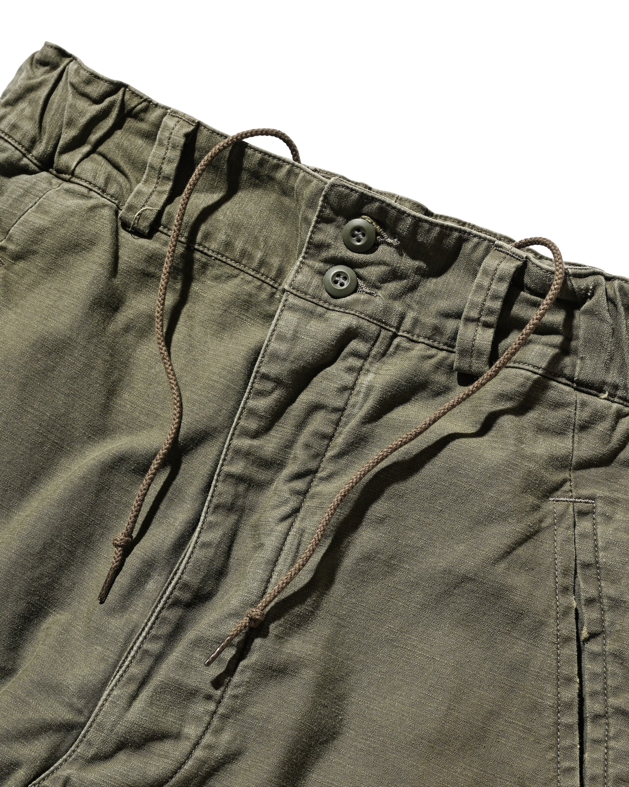 【6.18 WED 20:00- IN STOCK】VINTAGE EFFECT M47 PANTS (OLIVE)