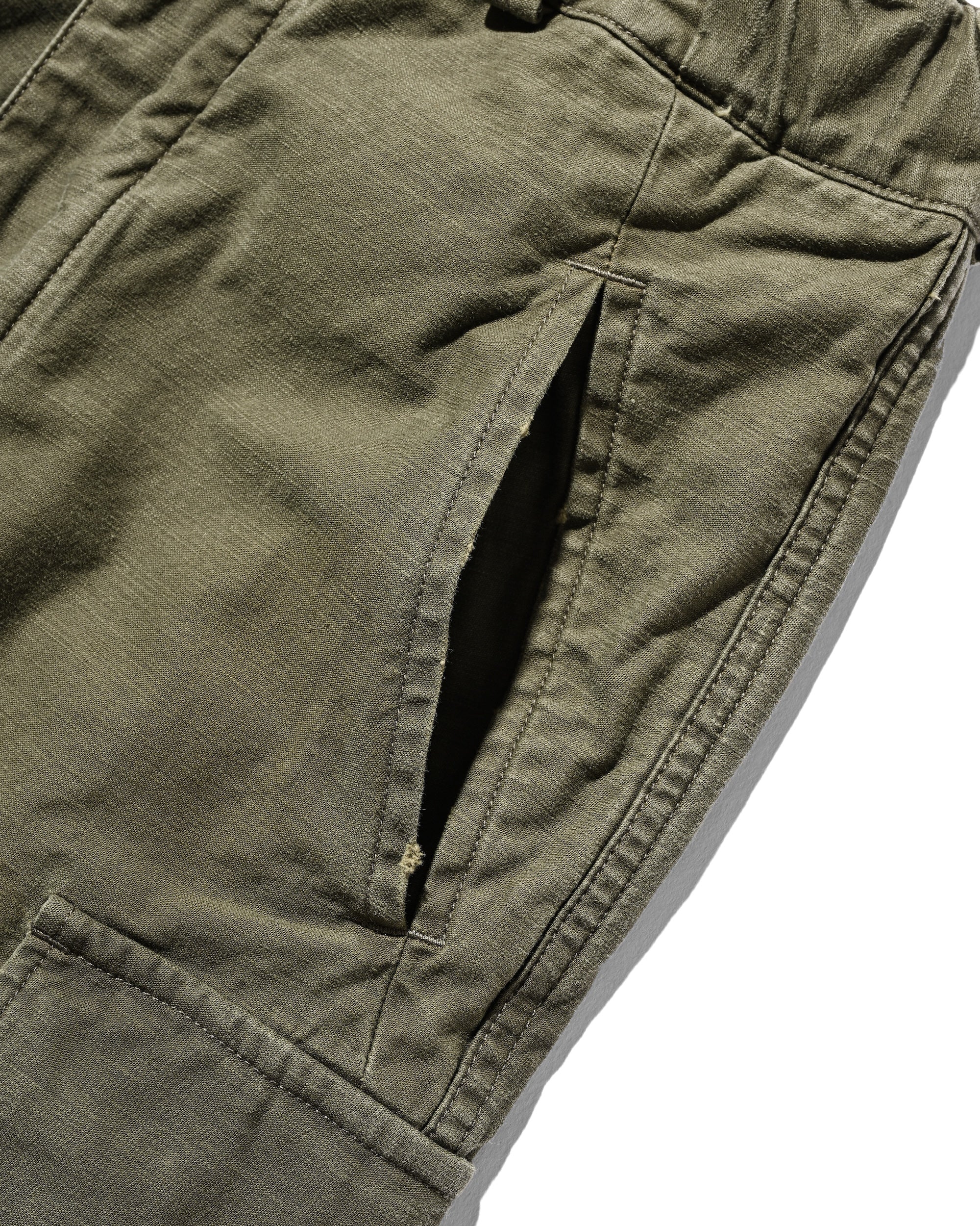 【6.18 WED 20:00- IN STOCK】VINTAGE EFFECT M47 PANTS (OLIVE)