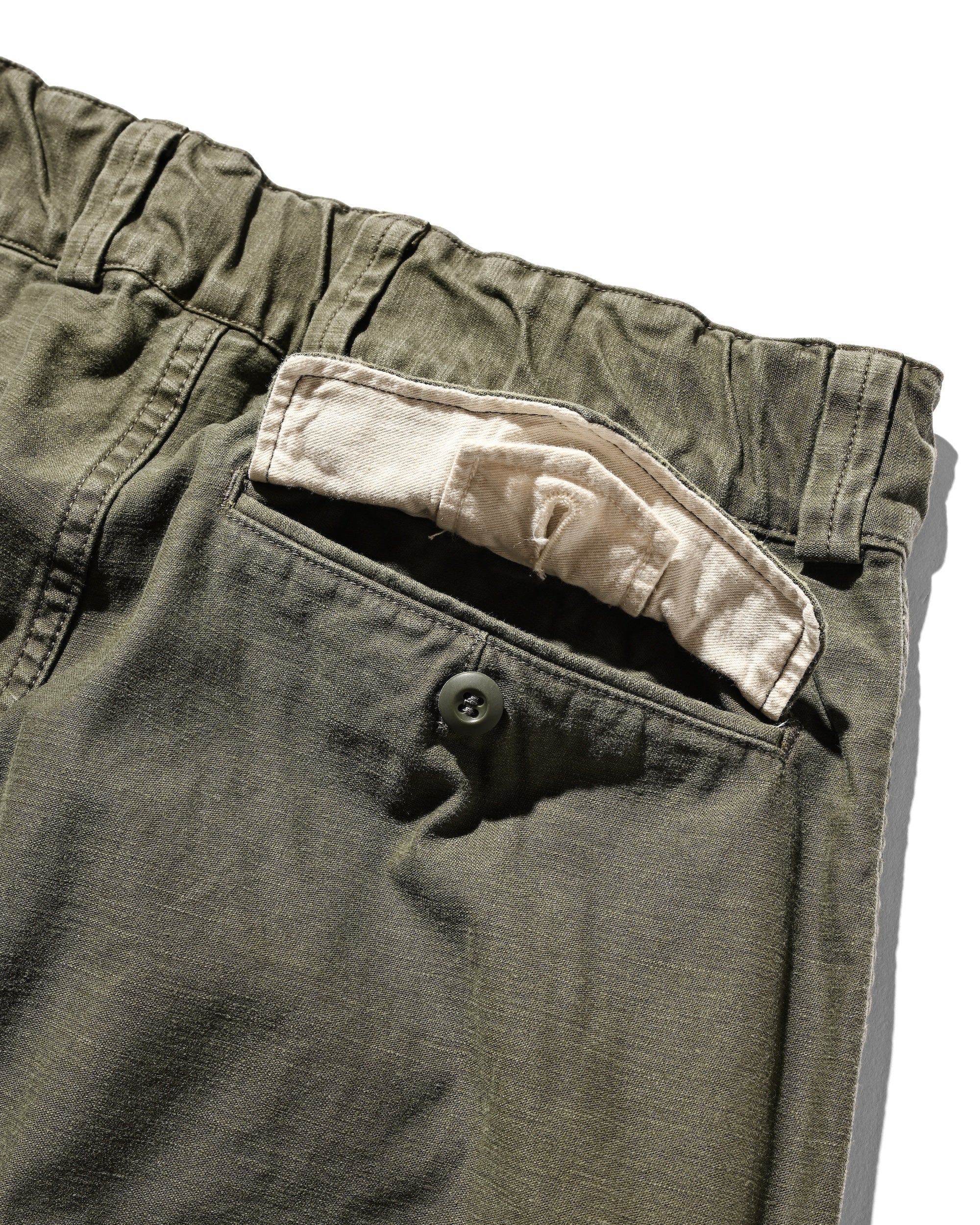 【6.18 WED 20:00- IN STOCK】VINTAGE EFFECT M47 PANTS (OLIVE)