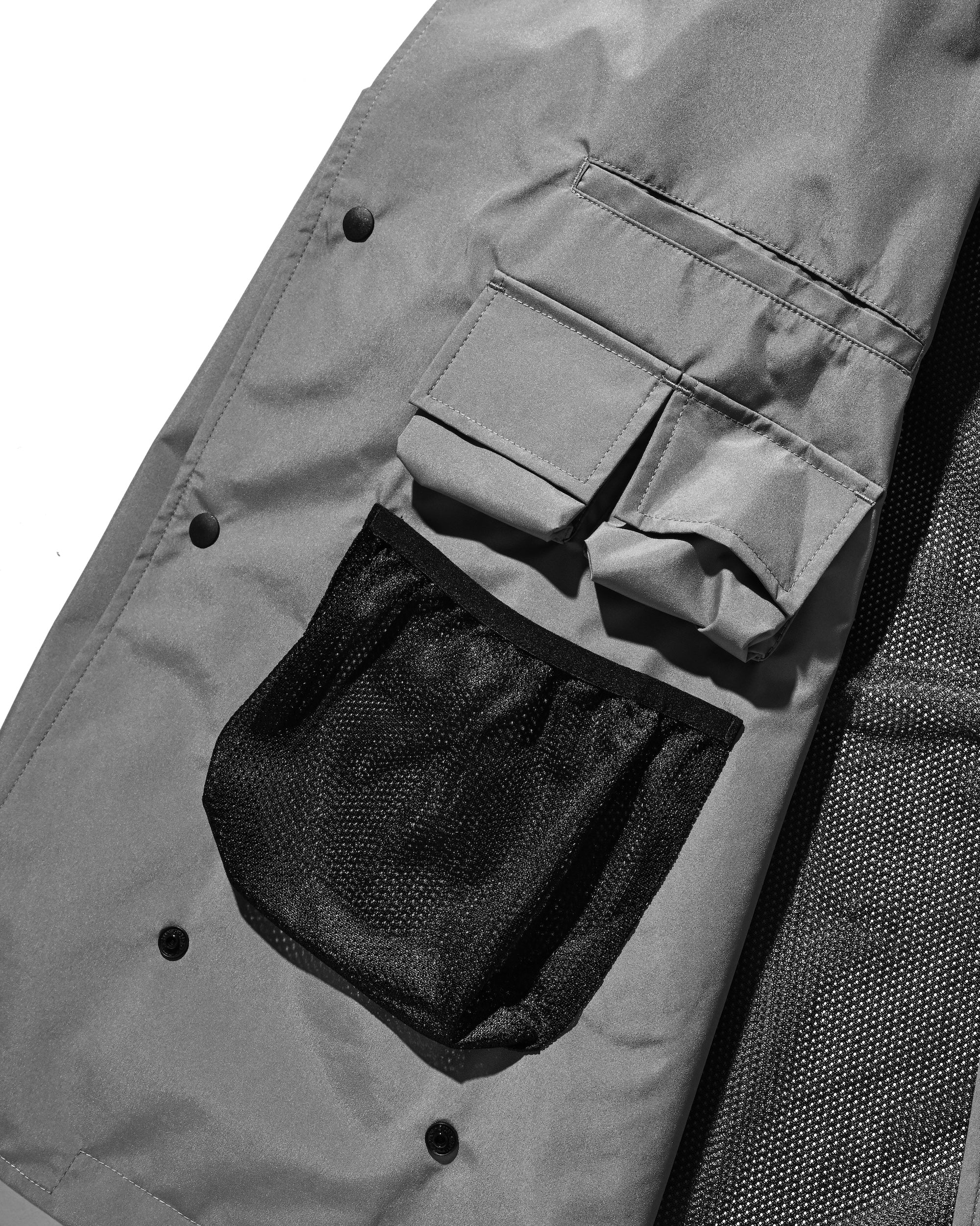 【1.31 SAT 20:00- IN STOCK】+phenix WINDSTOPPER® by GORE-TEX LABS ACTIVE CITY STORAGE JACKET (CHARCOAL GRAY)