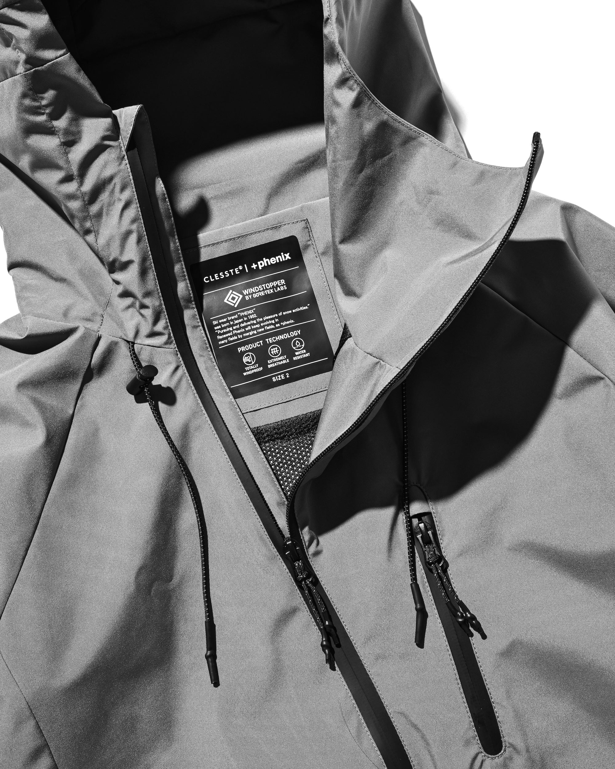 phenix WINDSTOPPER® by GORE-TEX LABS CITY MOUNTAIN JACKET (CHARCOAL G