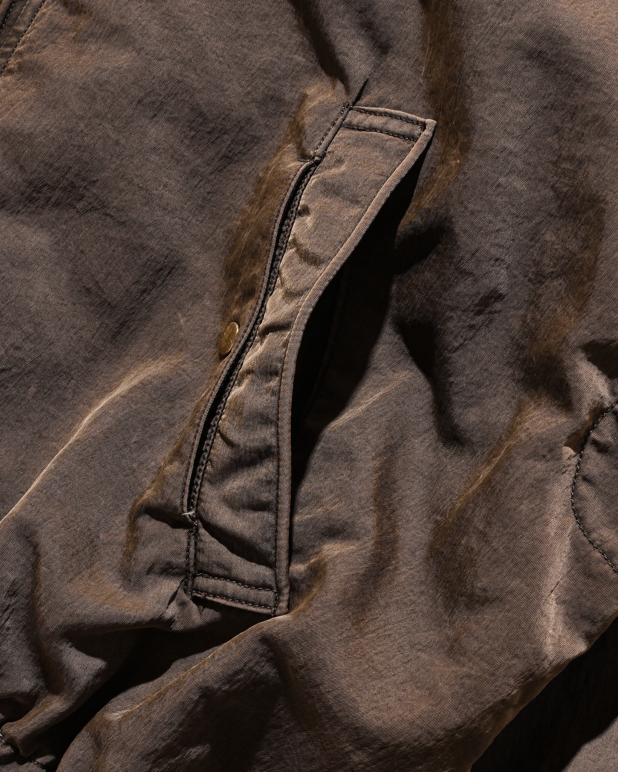 【2.7 SAT 20:00- IN STOCK】FADED FINISH NYLON CITY ACTIVE JACKET (FADE BROWN)