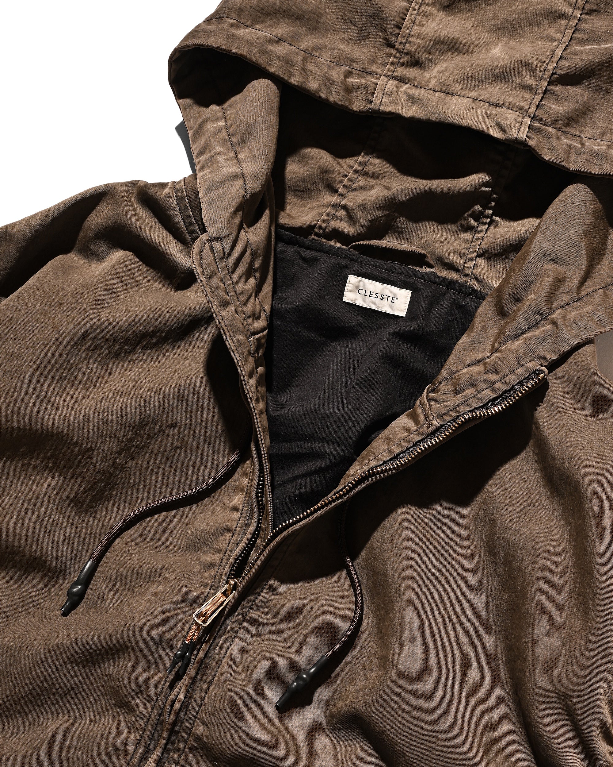 【2.7 SAT 20:00- IN STOCK】FADED FINISH NYLON CITY ACTIVE JACKET (FADE BROWN)