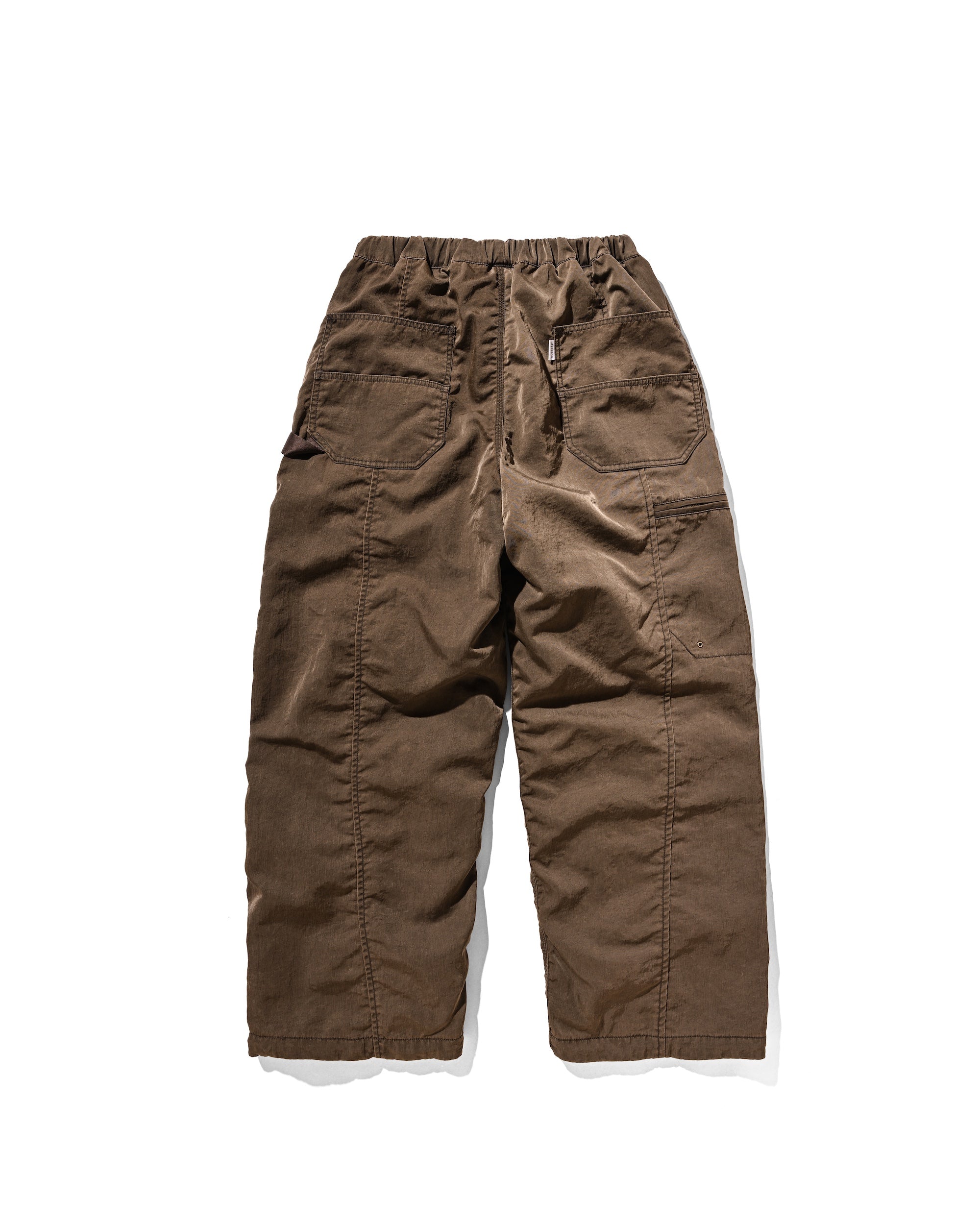 【2.7 SAT 20:00- IN STOCK】FADED FINISH NYLON CITY TWISTED WORKER PANTS (FADE BROWN)