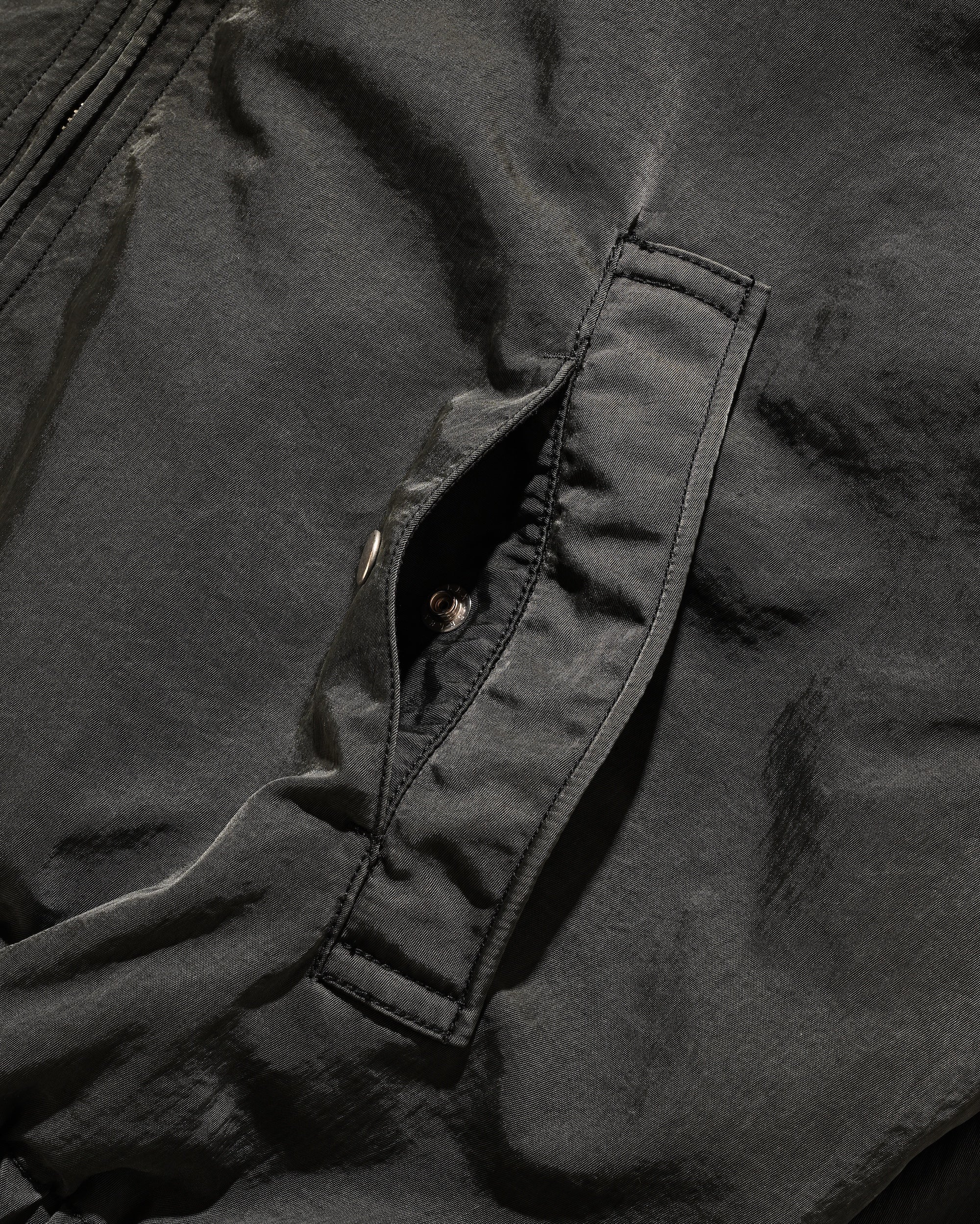 【2.7 SAT 20:00- IN STOCK】FADED FINISH NYLON CITY ACTIVE JACKET (FADE BLACK)