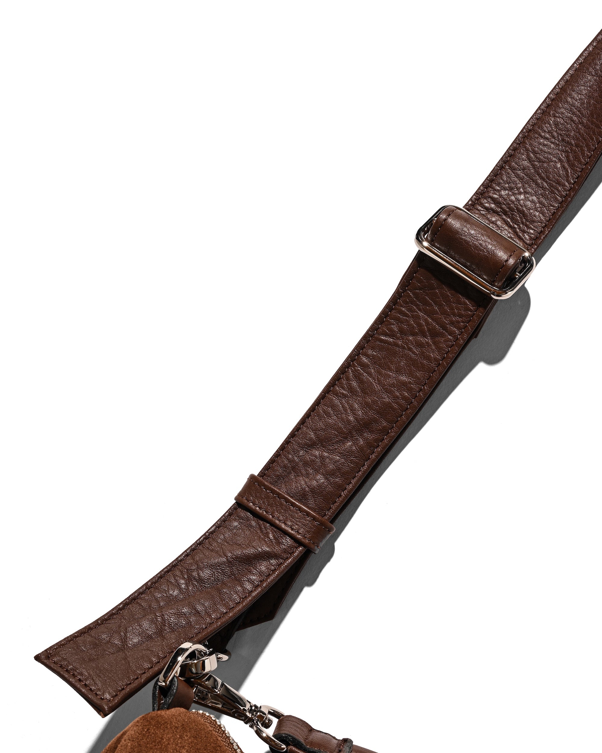 SUEDE DAYOFF BAG MINI (BROWN)