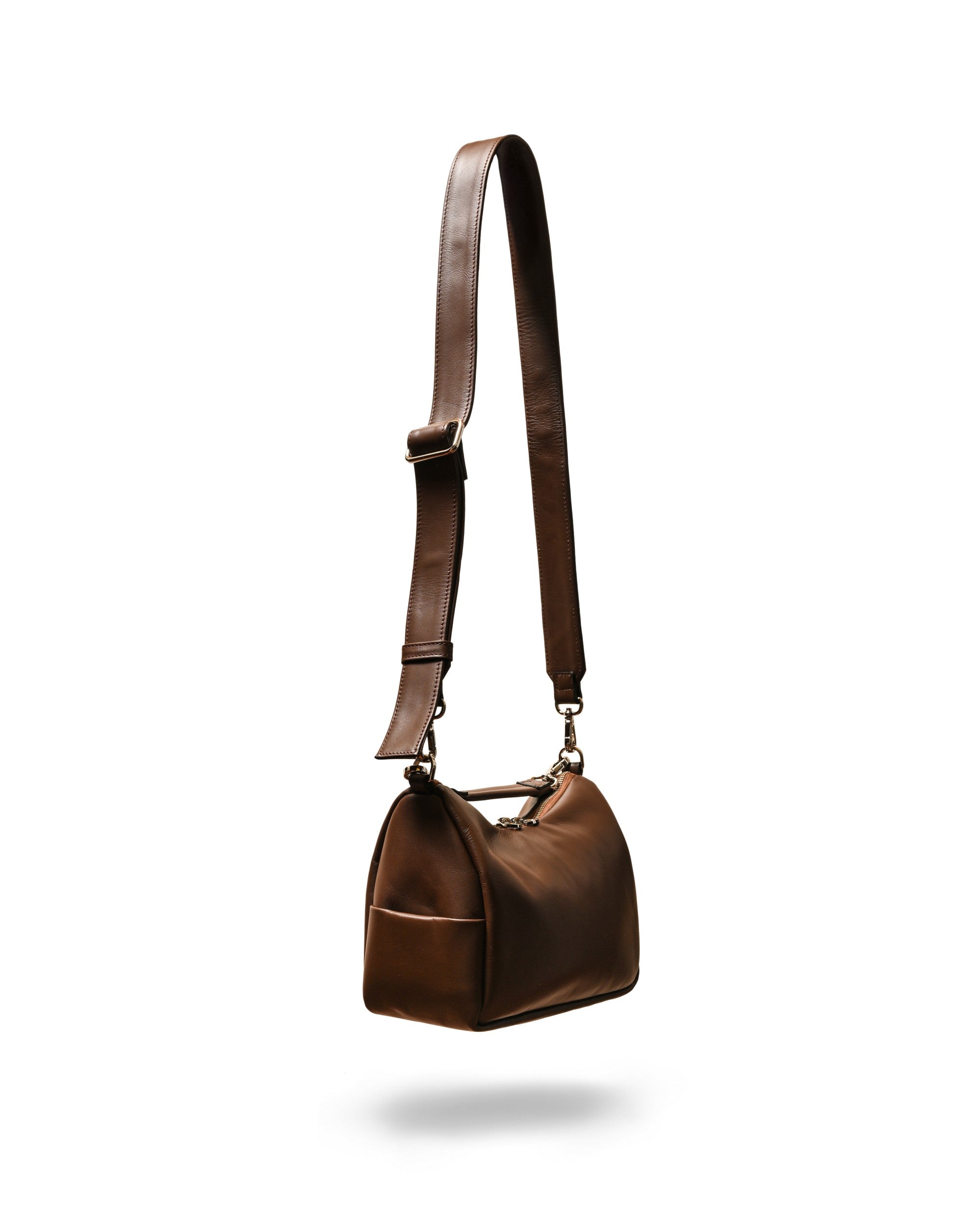 【7.29 WED 20:00- IN STOCK】LEATHER DAYOFF BAG MINI (BROWN)