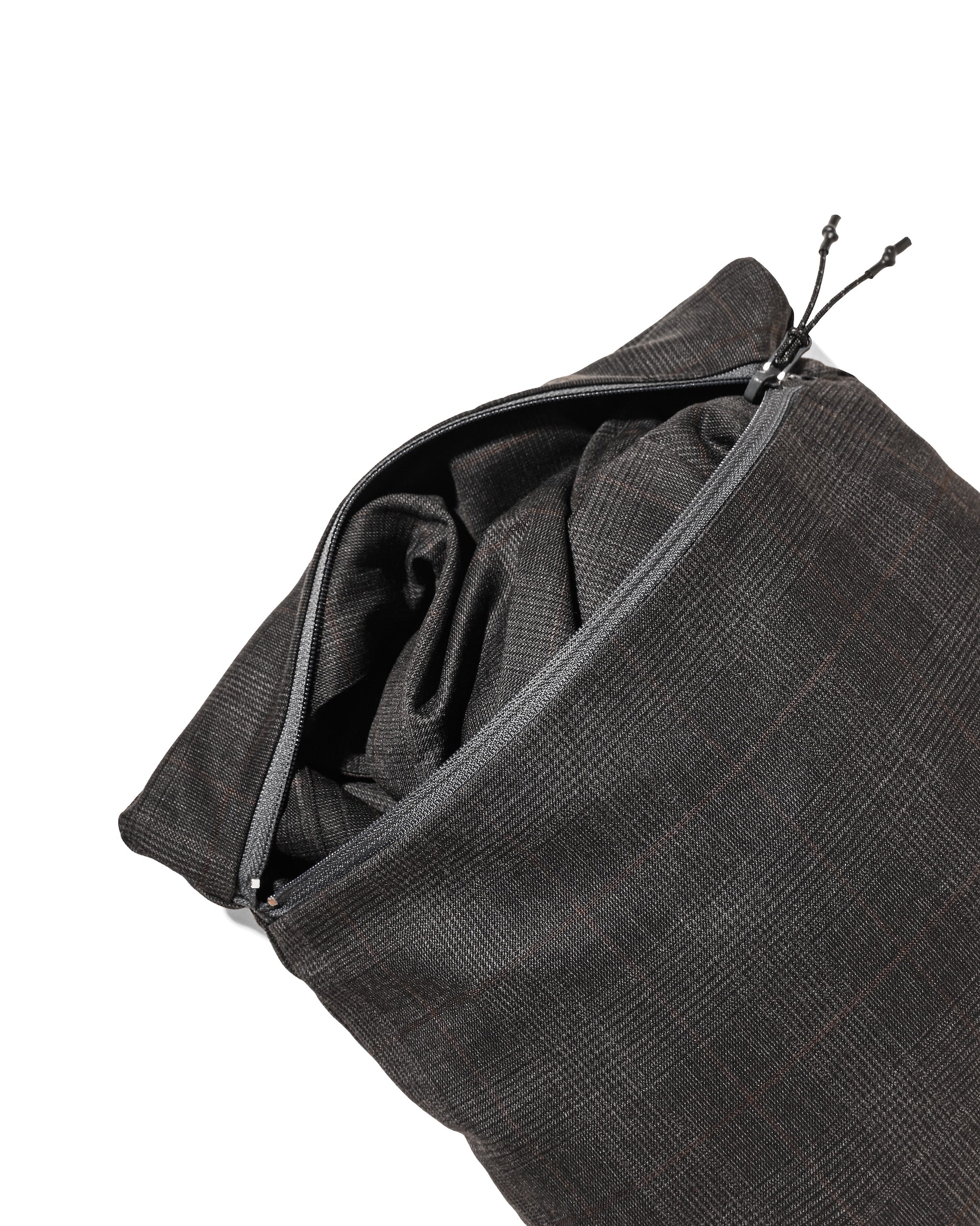 PACKABLE CITY ANORAK PARKA  (GRAY(GLEN CHECK))