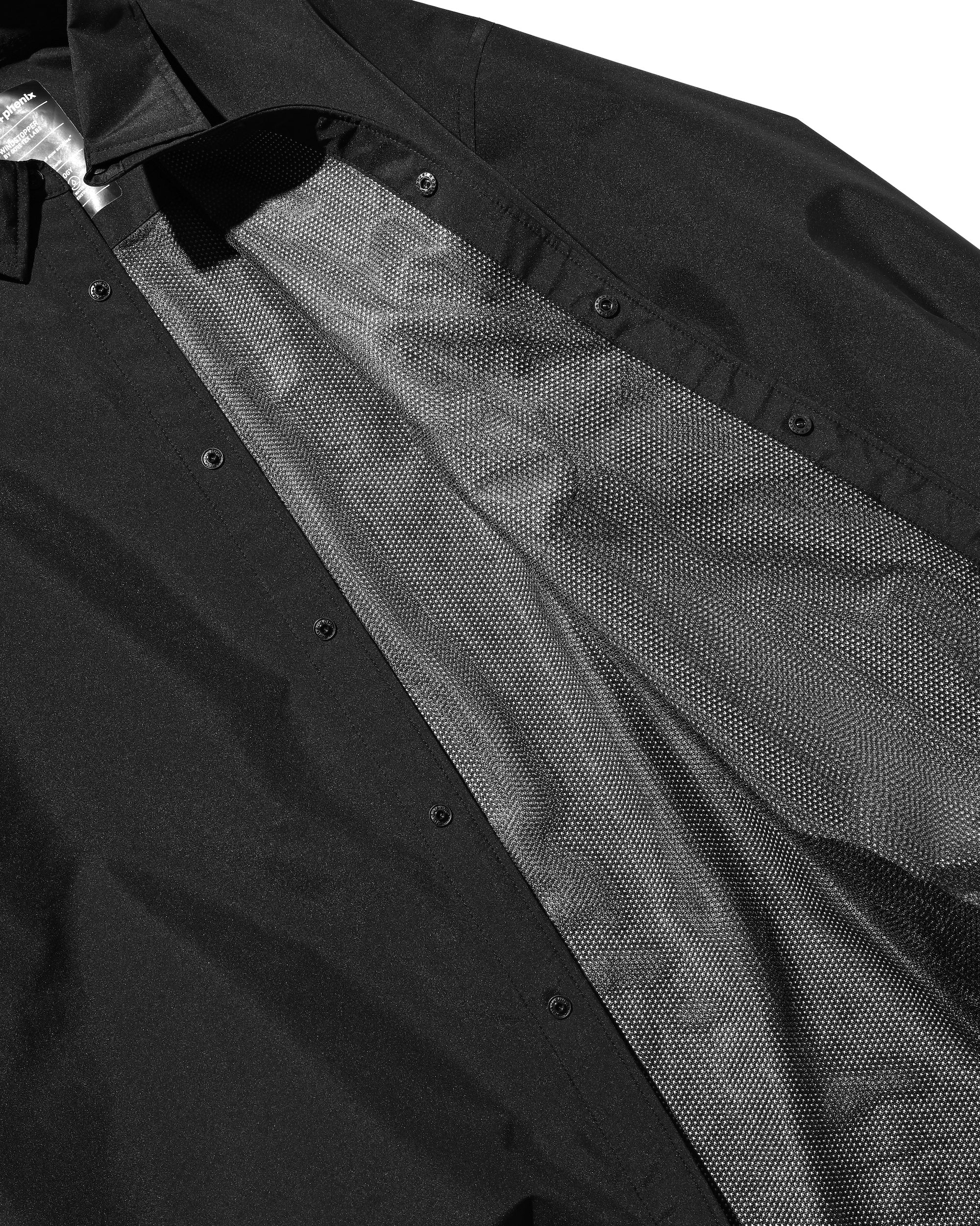 【3.18 WED 20:00- IN STOCK】+phenix WINDSTOPPER® by GORE-TEX LABS CITY UNIFORM L/S SHIRT (BLACK)