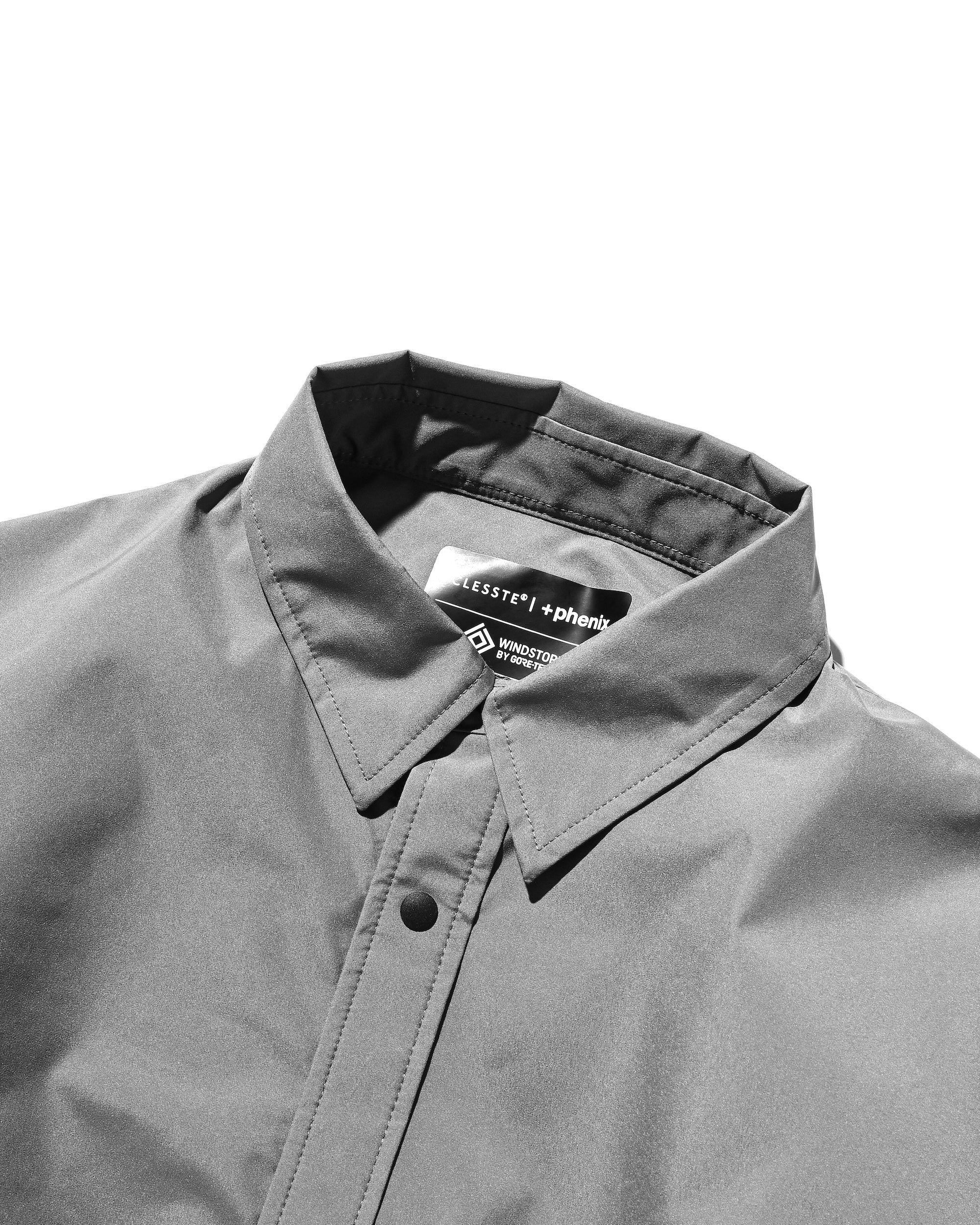 【3.18 WED 20:00- IN STOCK】+phenix WINDSTOPPER® by GORE-TEX LABS CITY UNIFORM L/S SHIRT (CHARCOAL GRAY)