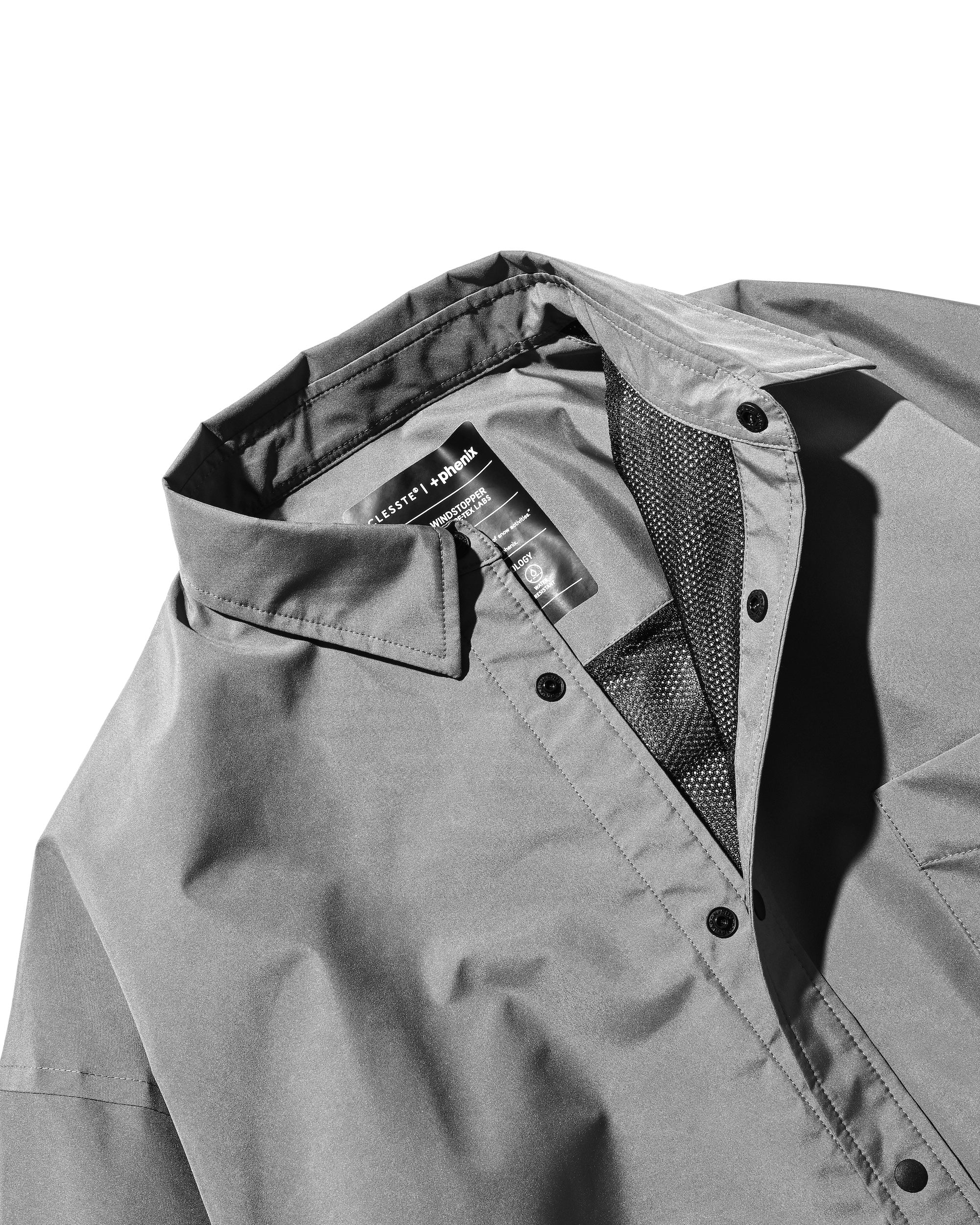 【3.18 WED 20:00- IN STOCK】+phenix WINDSTOPPER® by GORE-TEX LABS CITY UNIFORM L/S SHIRT (CHARCOAL GRAY)