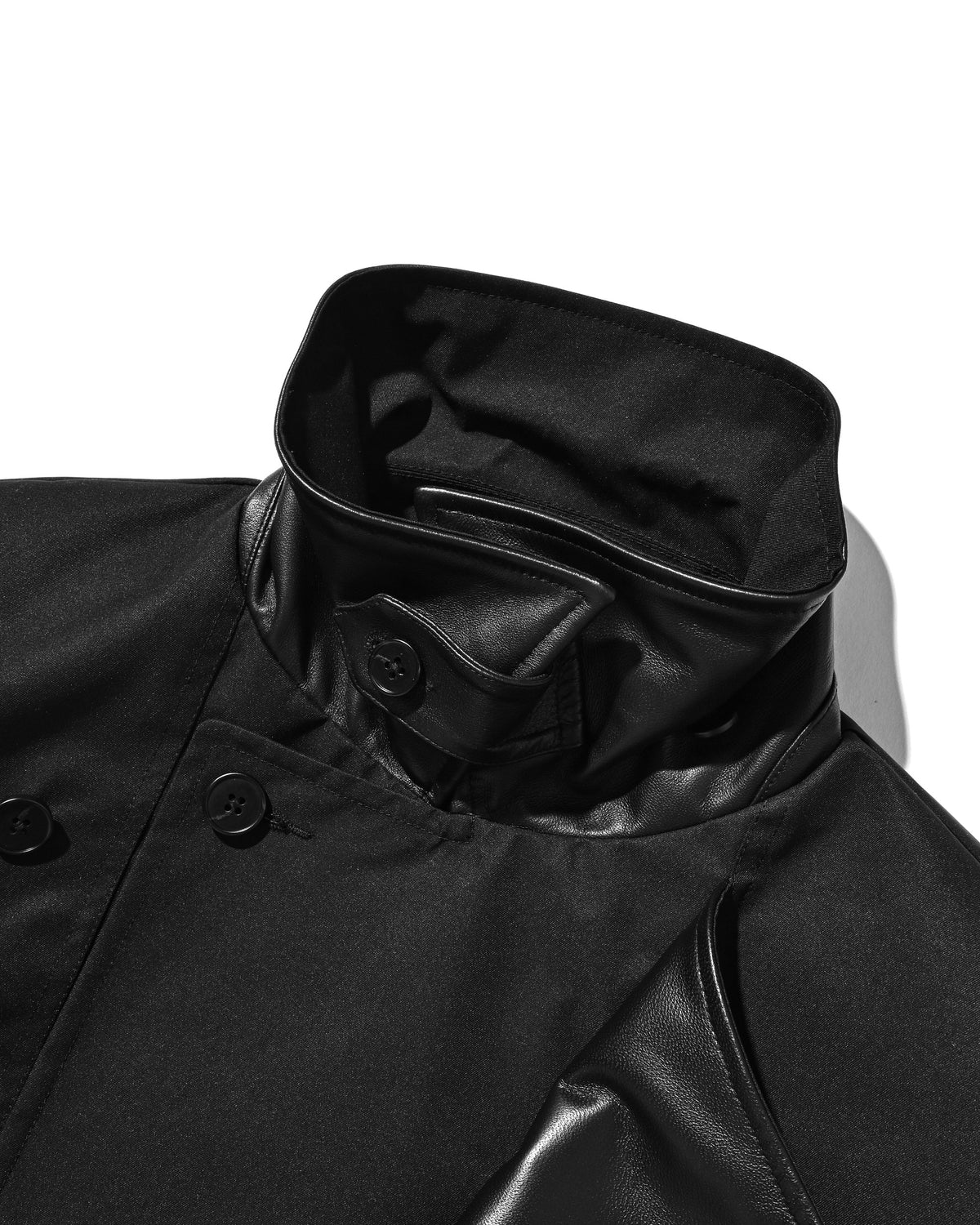 【10.24 SAT 20:00- IN STOCK】 +phenix WINDSTOPPER® by GORE-TEX LABS TWILL CITY DOUBLE FLAP JACKET (BLACK)