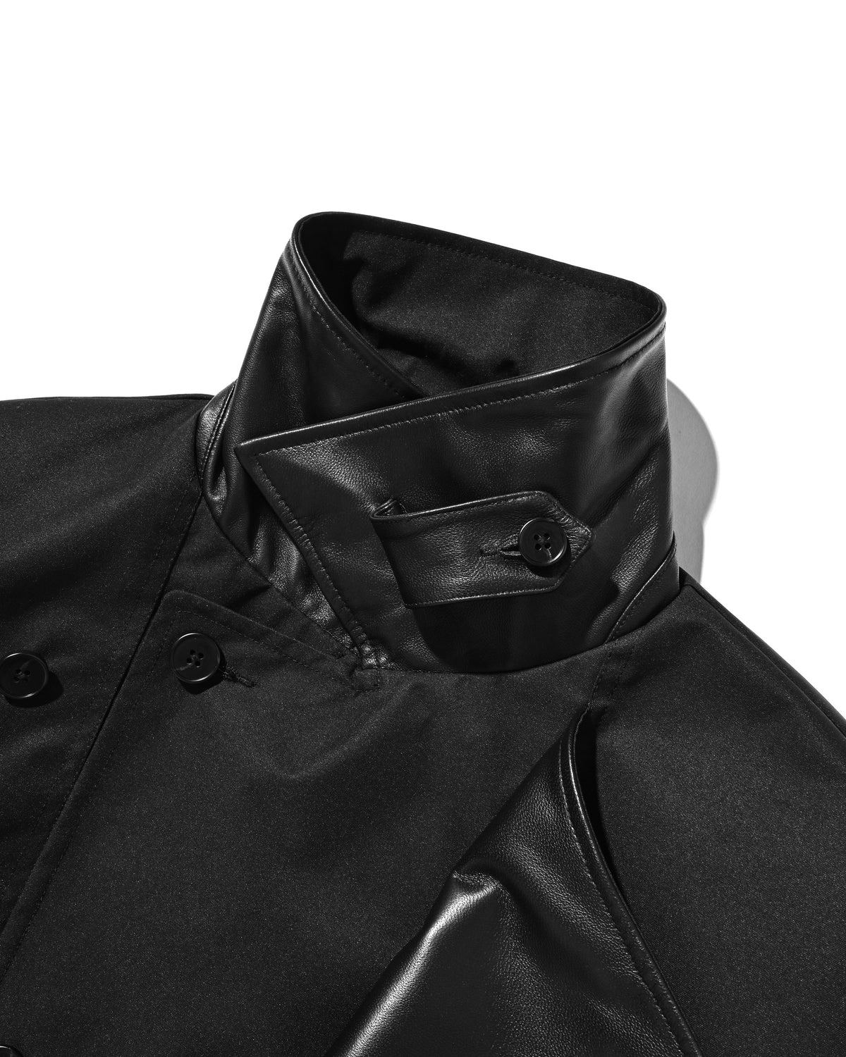 【10.24 SAT 20:00- IN STOCK】 +phenix WINDSTOPPER® by GORE-TEX LABS TWILL CITY DOUBLE FLAP JACKET (BLACK)