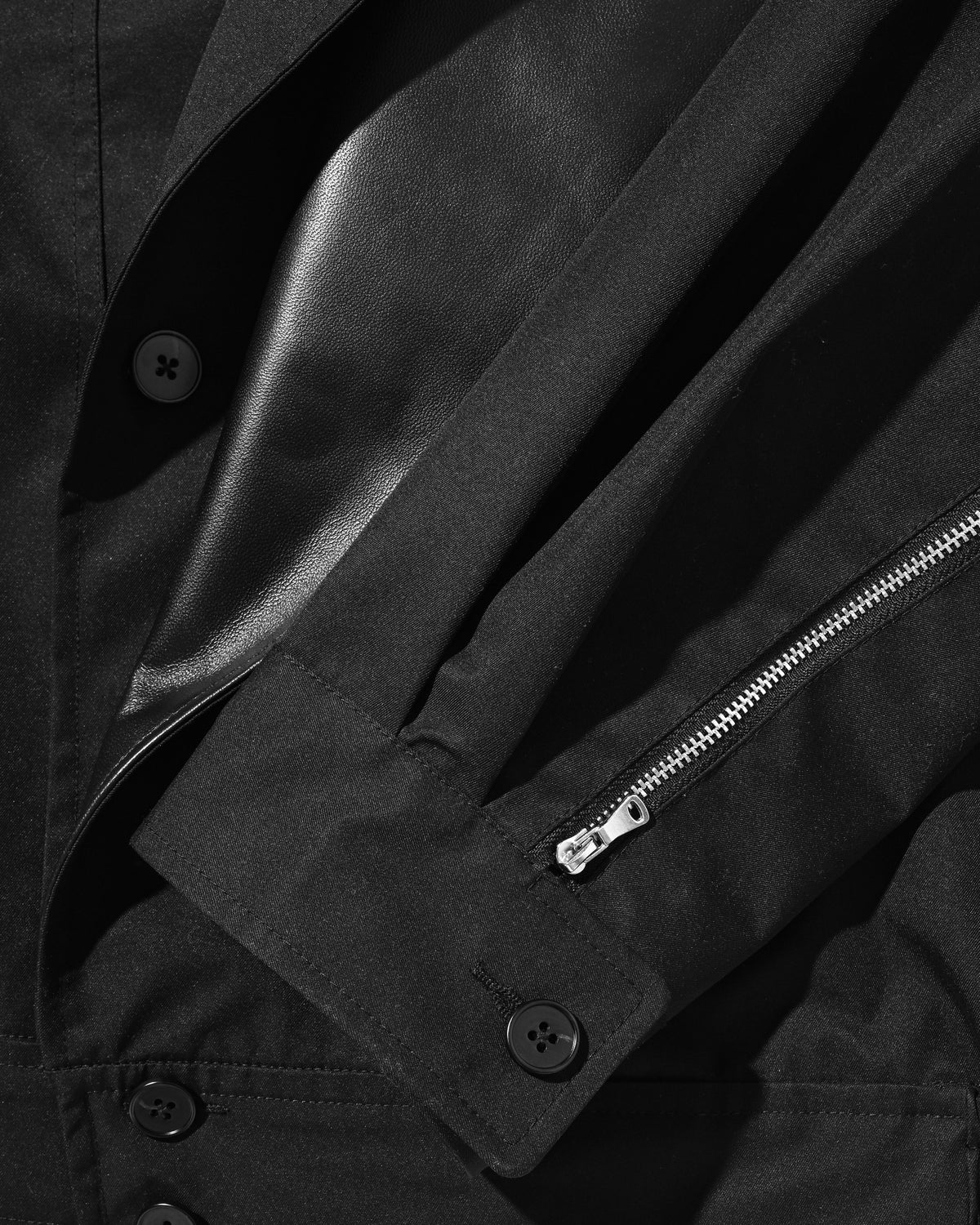 【10.24 SAT 20:00- IN STOCK】 +phenix WINDSTOPPER® by GORE-TEX LABS TWILL CITY DOUBLE FLAP JACKET (BLACK)