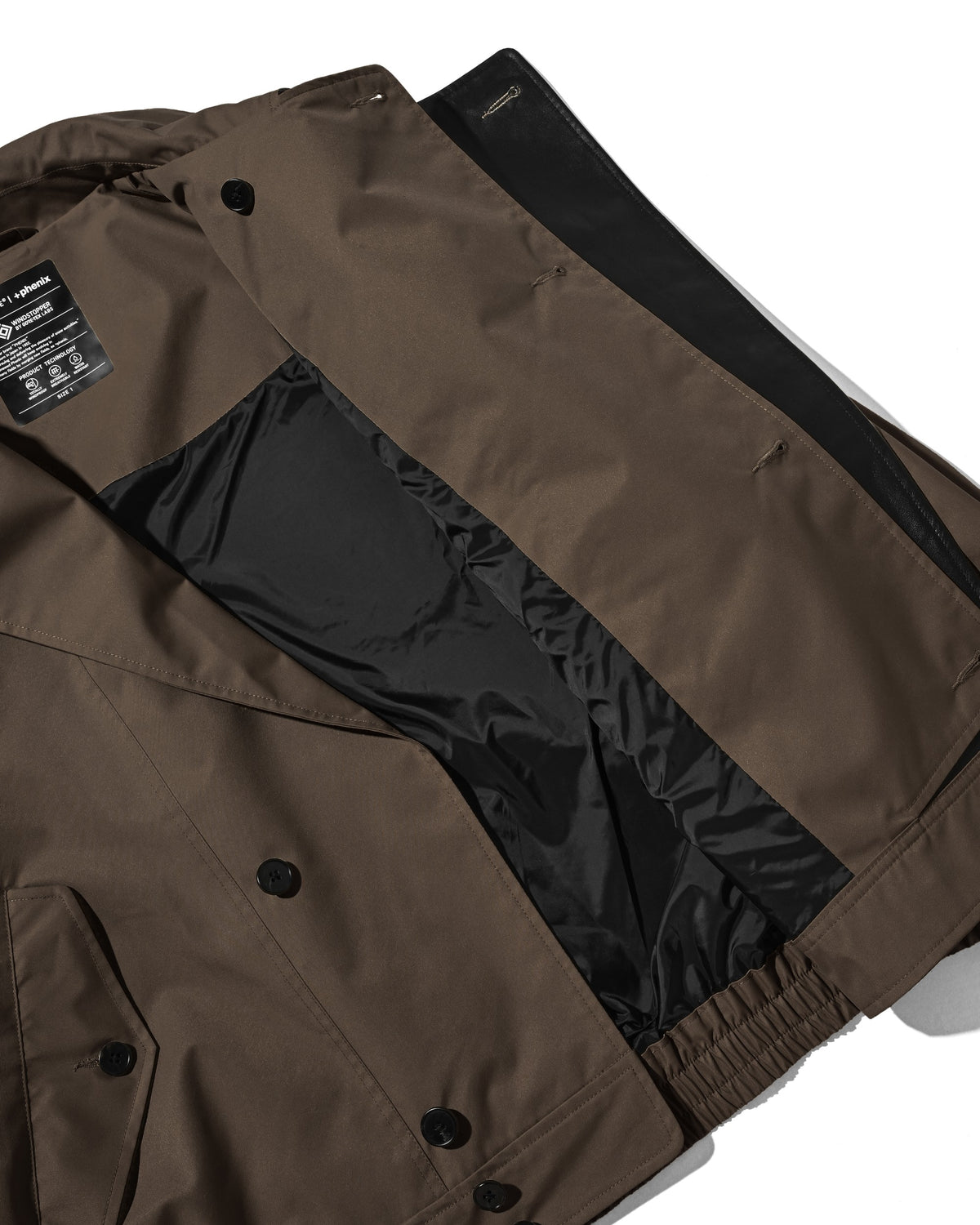 【10.24 SAT 20:00- IN STOCK】 +phenix WINDSTOPPER® by GORE-TEX LABS TWILL CITY DOUBLE FLAP JACKET (URBAN BROWN)