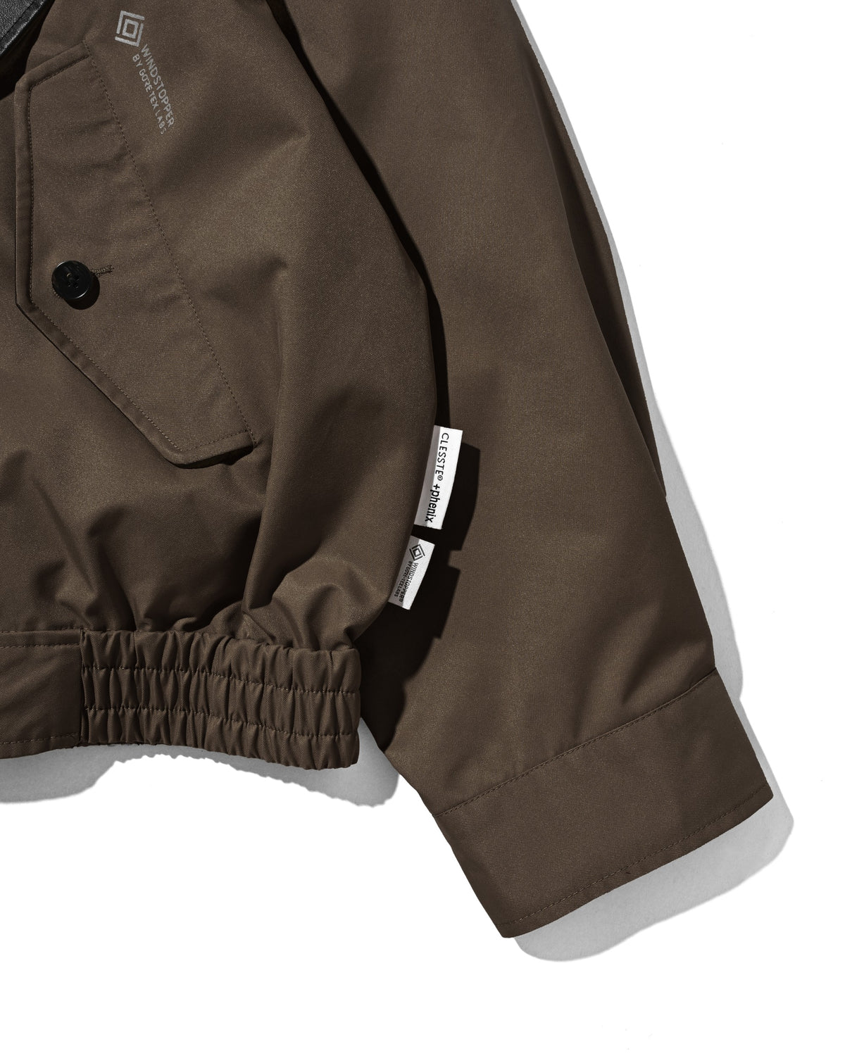 【10.24 SAT 20:00- IN STOCK】 +phenix WINDSTOPPER® by GORE-TEX LABS TWILL CITY DOUBLE FLAP JACKET (URBAN BROWN)