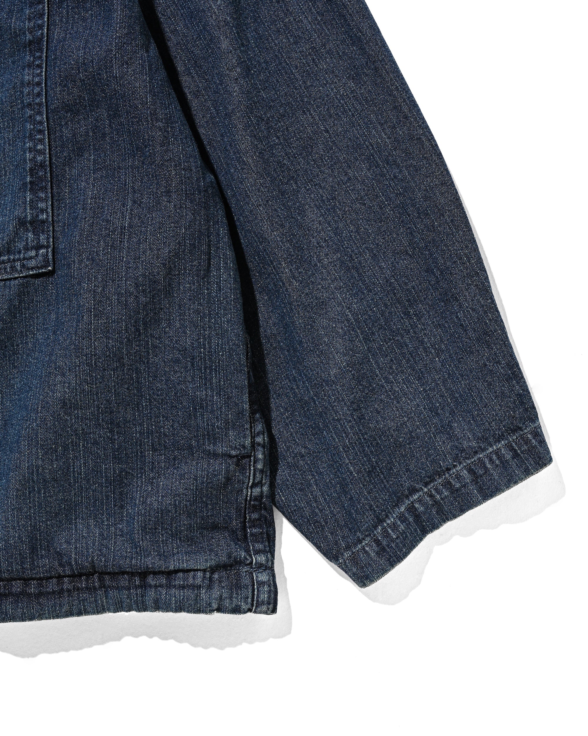 【2.21 SAT 20:00- IN STOCK】VINTAGE DYED SELVEDGE DENIM US ARMY M-35 PULLOVER JACKET (VINTAGE INDIGO)