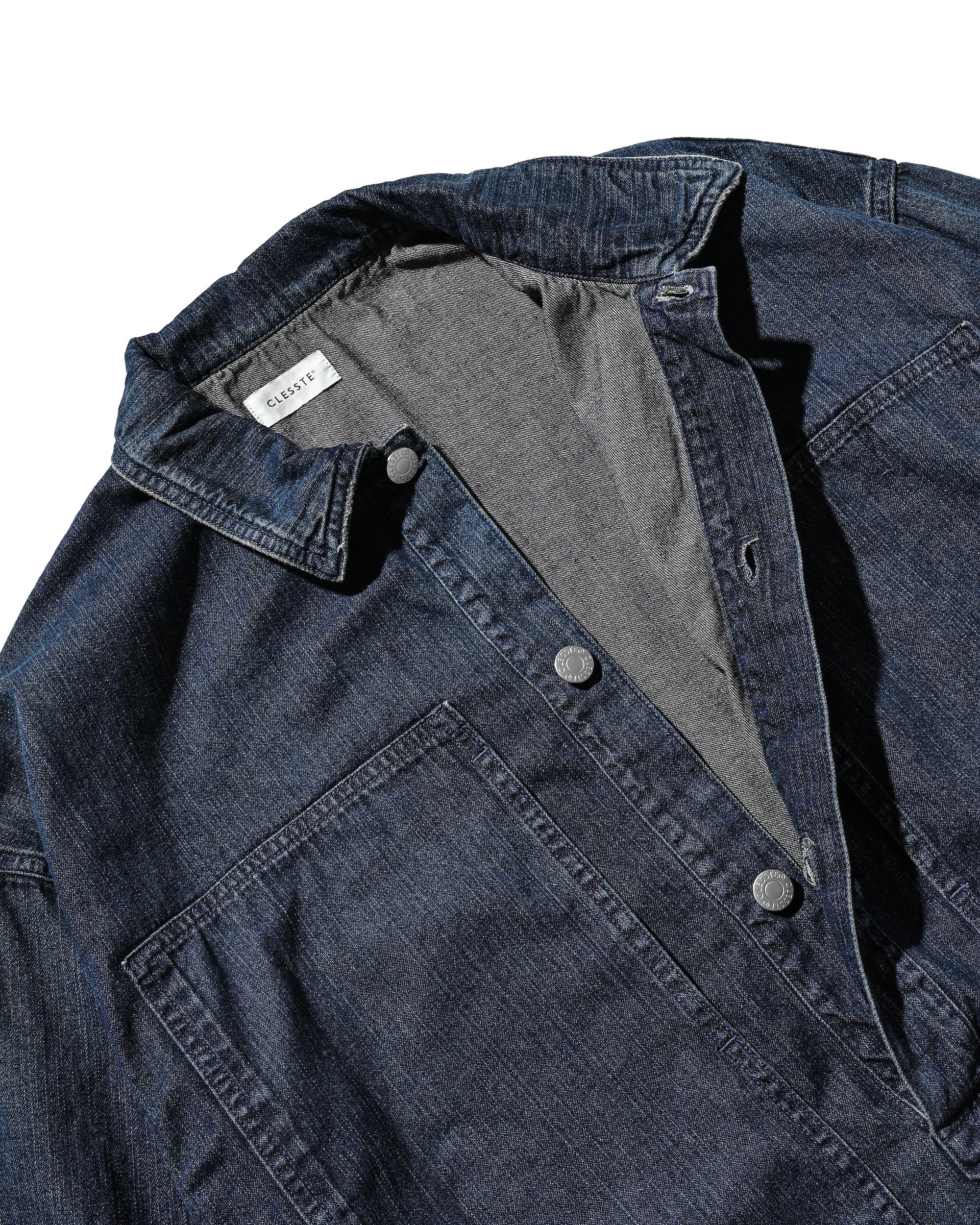 【2.21 SAT 20:00- IN STOCK】VINTAGE DYED SELVEDGE DENIM US ARMY M-35 PULLOVER JACKET (VINTAGE INDIGO)