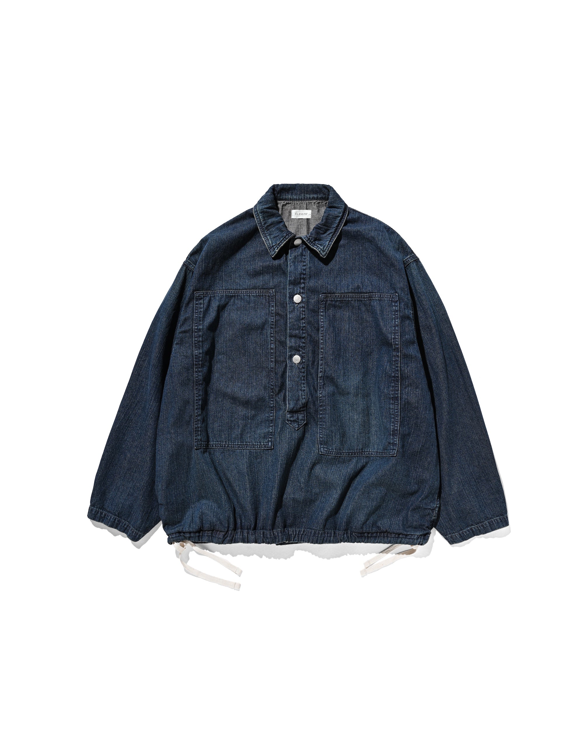 【2.21 SAT 20:00- IN STOCK】VINTAGE DYED SELVEDGE DENIM US ARMY M-35 PULLOVER JACKET (VINTAGE INDIGO)