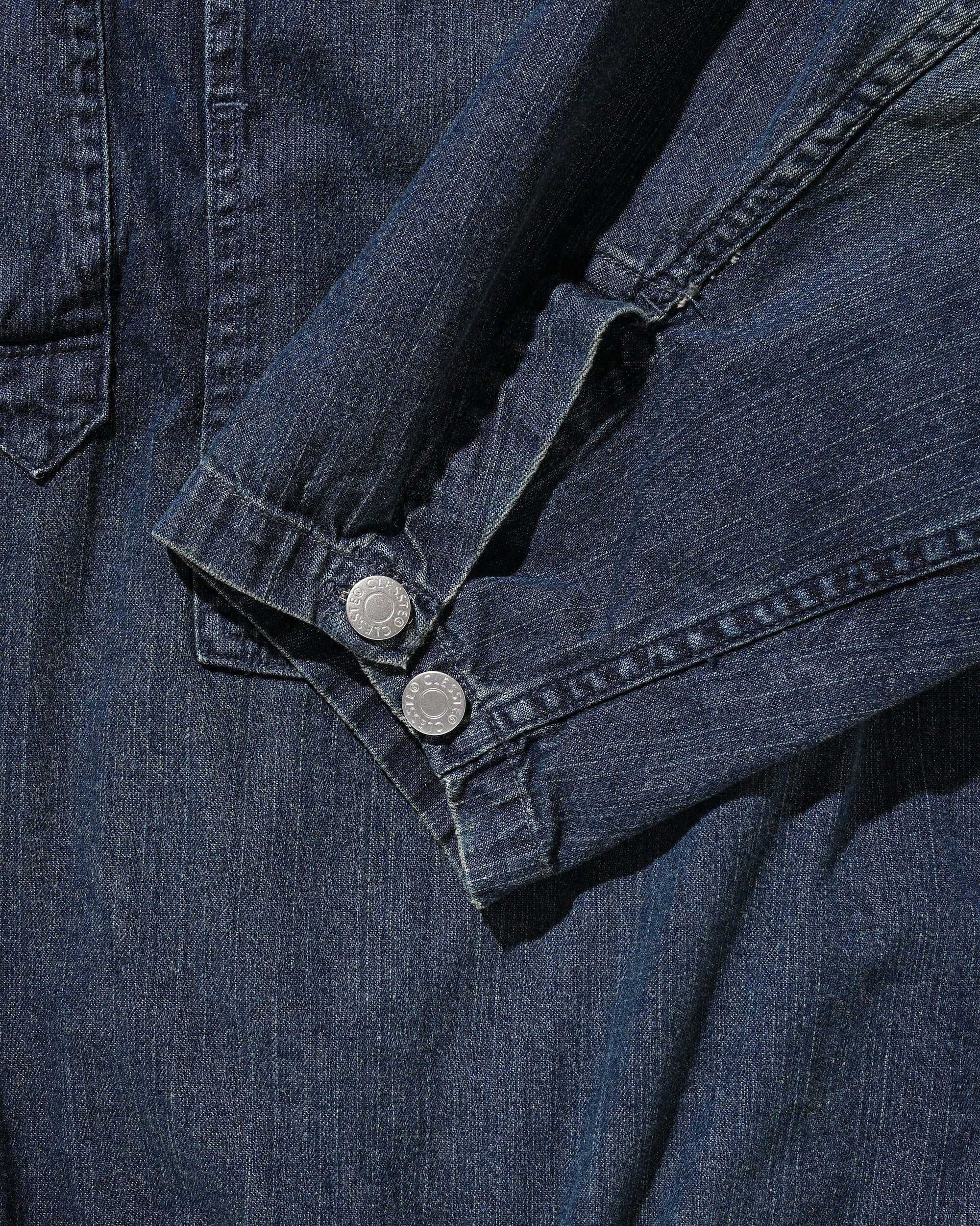 【2.21 SAT 20:00- IN STOCK】VINTAGE DYED SELVEDGE DENIM US ARMY M-35 PULLOVER JACKET (VINTAGE INDIGO)