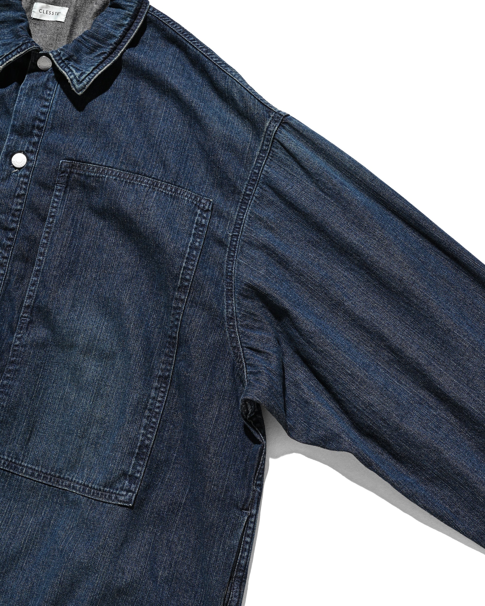 【2.21 SAT 20:00- IN STOCK】VINTAGE DYED SELVEDGE DENIM US ARMY M-35 PULLOVER JACKET (VINTAGE INDIGO)