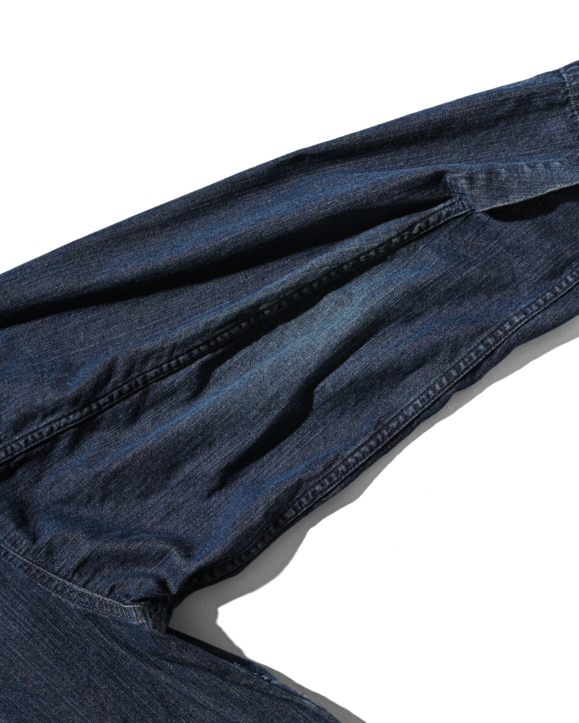 【2.21 SAT 20:00- IN STOCK】VINTAGE DYED SELVEDGE DENIM US ARMY M-35 PULLOVER JACKET (VINTAGE INDIGO)