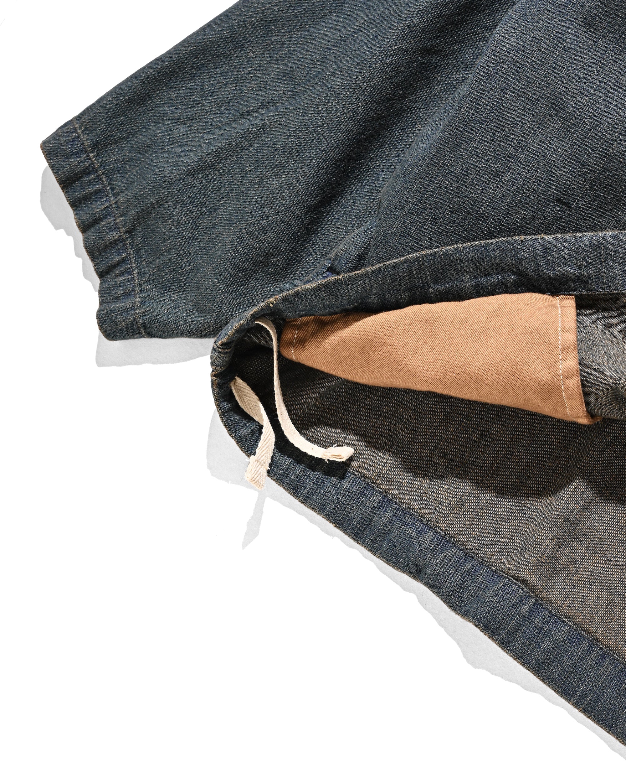 【2.21 SAT 20:00- IN STOCK】VINTAGE DYED SELVEDGE DENIM US ARMY M-35 PULLOVER JACKET (VINTAGE BROWN)