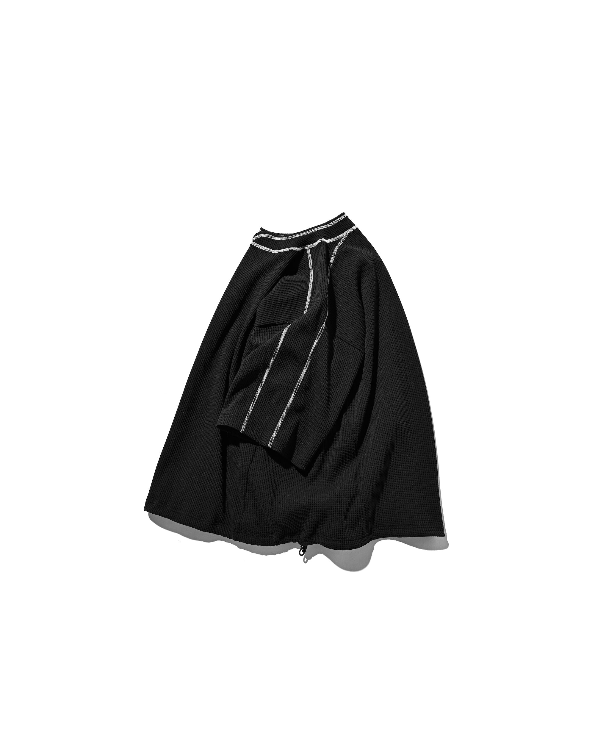 【7.9 WED 20:00- IN STOCK】CITY S/S LIGHT THERMAL PULLOVER (BLACK)