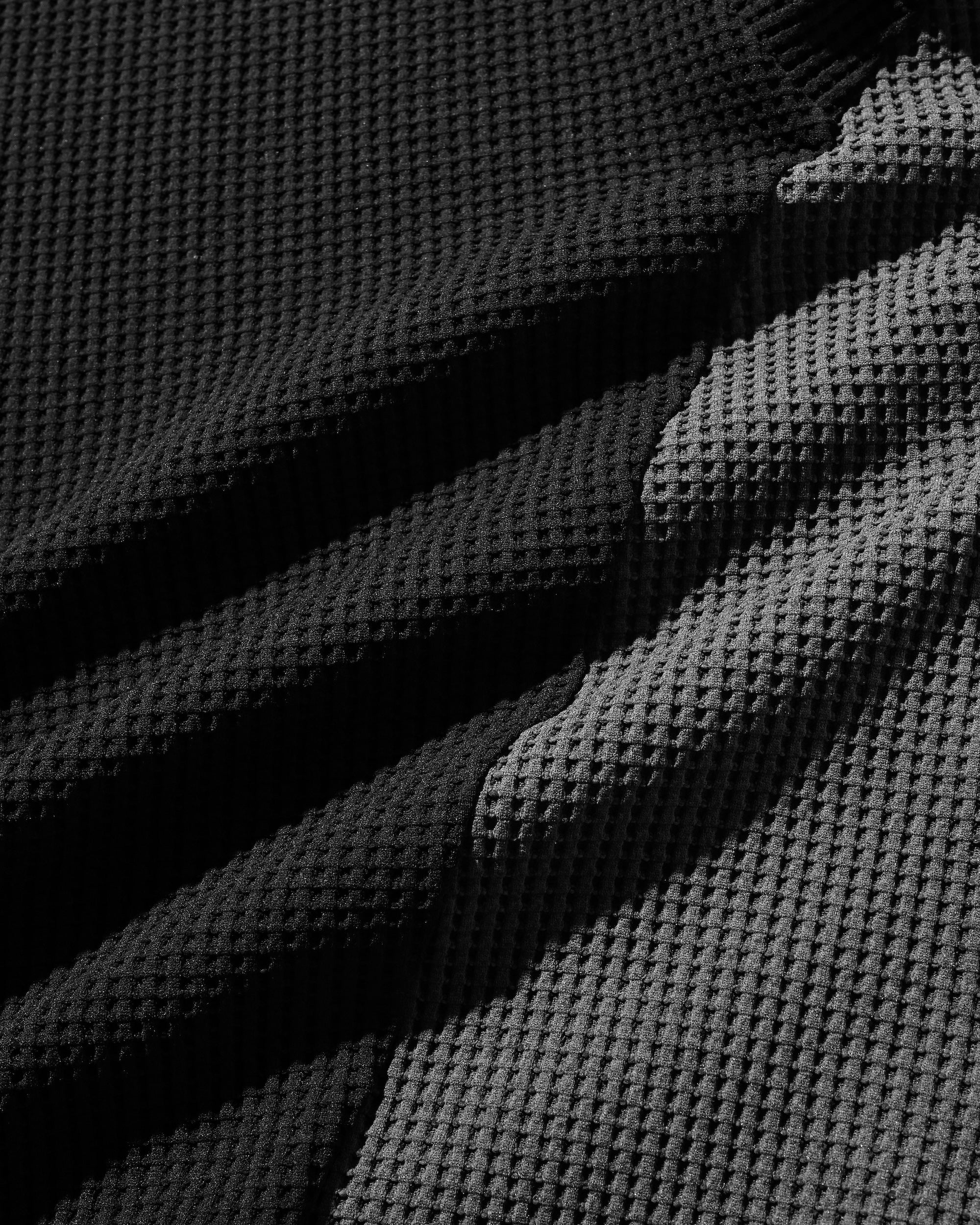 【7.9 WED 20:00- IN STOCK】CITY S/S LIGHT THERMAL PULLOVER (BLACK×GRAY)