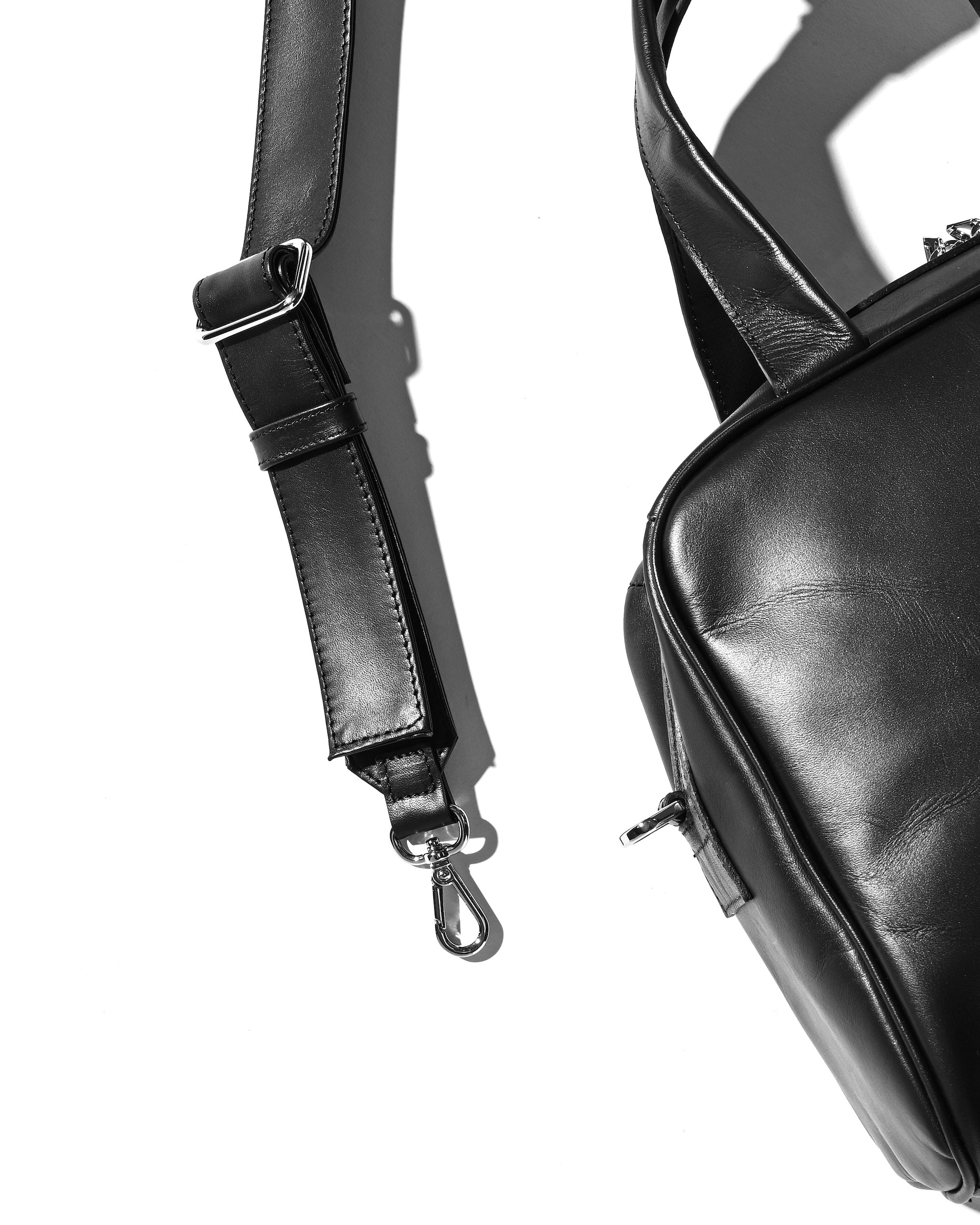 LEATHER 2WAY RECT BAG