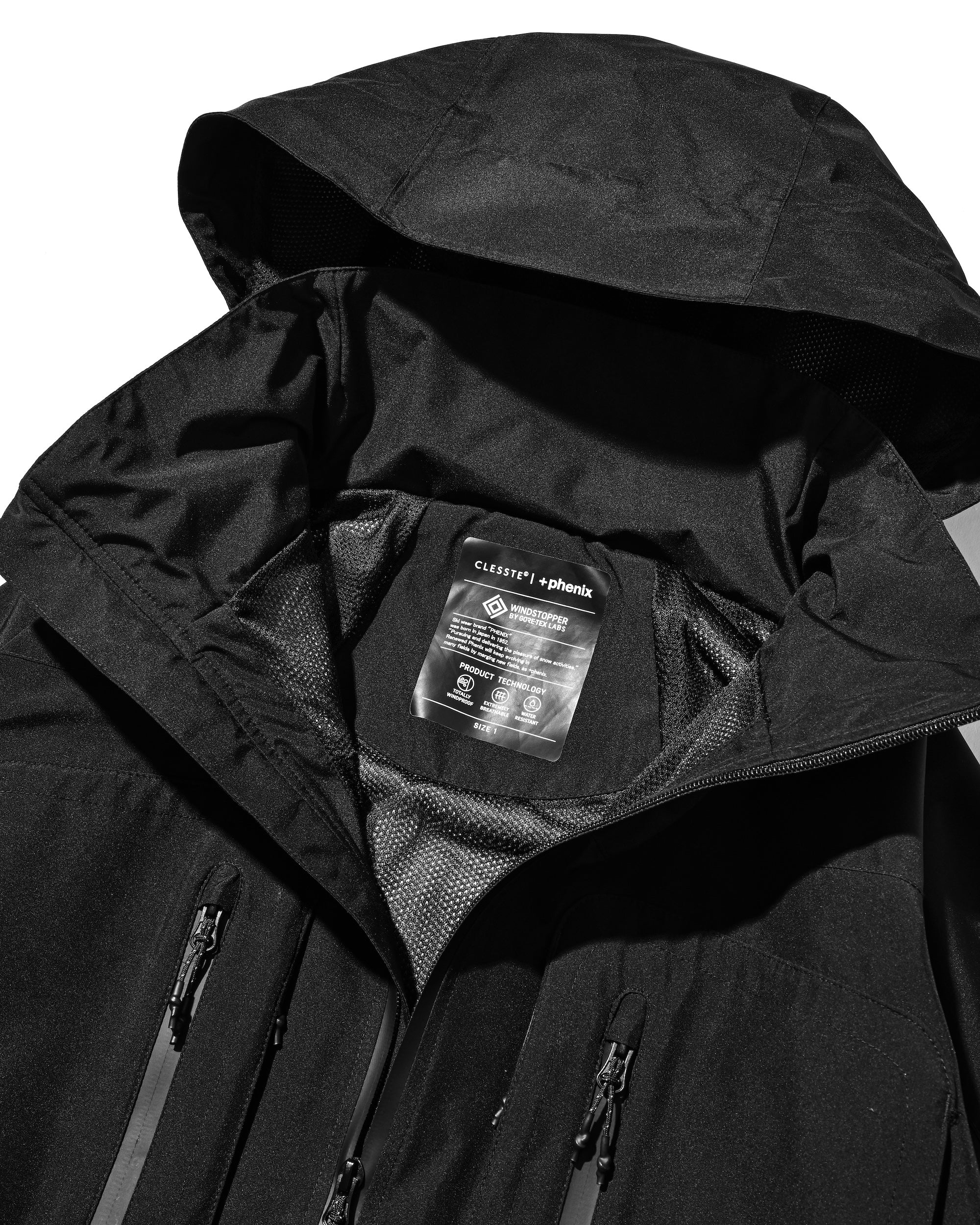 【3.4 WED 20:00- IN STOCK】+phenix WINDSTOPPER® by GORE-TEX LABS CITY HYDRO SHED JACKET (BLACK)
