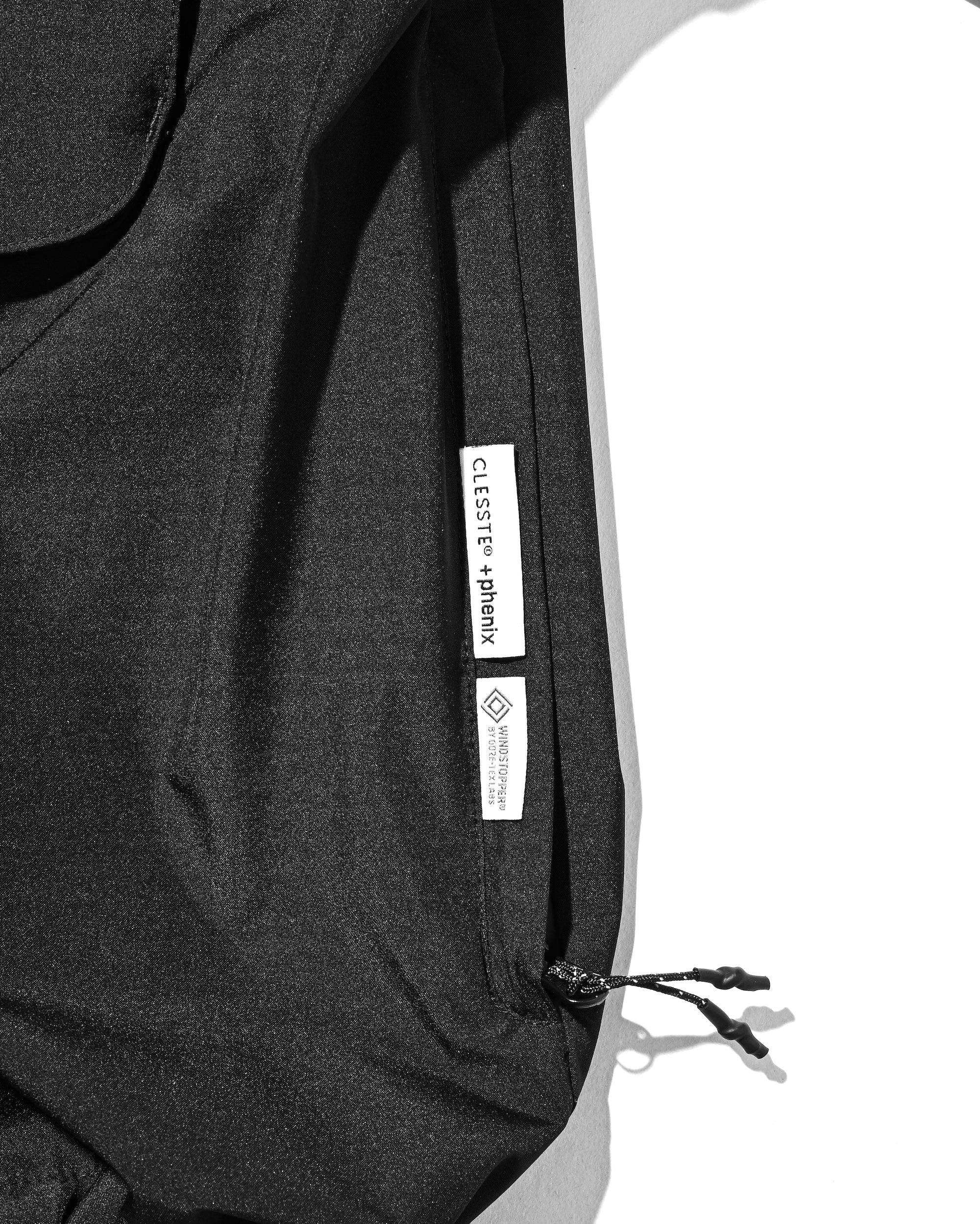 phenix WINDSTOPPER® by GORE-TEX LABS CITY HYDRO SHED JACKET (BLACK)