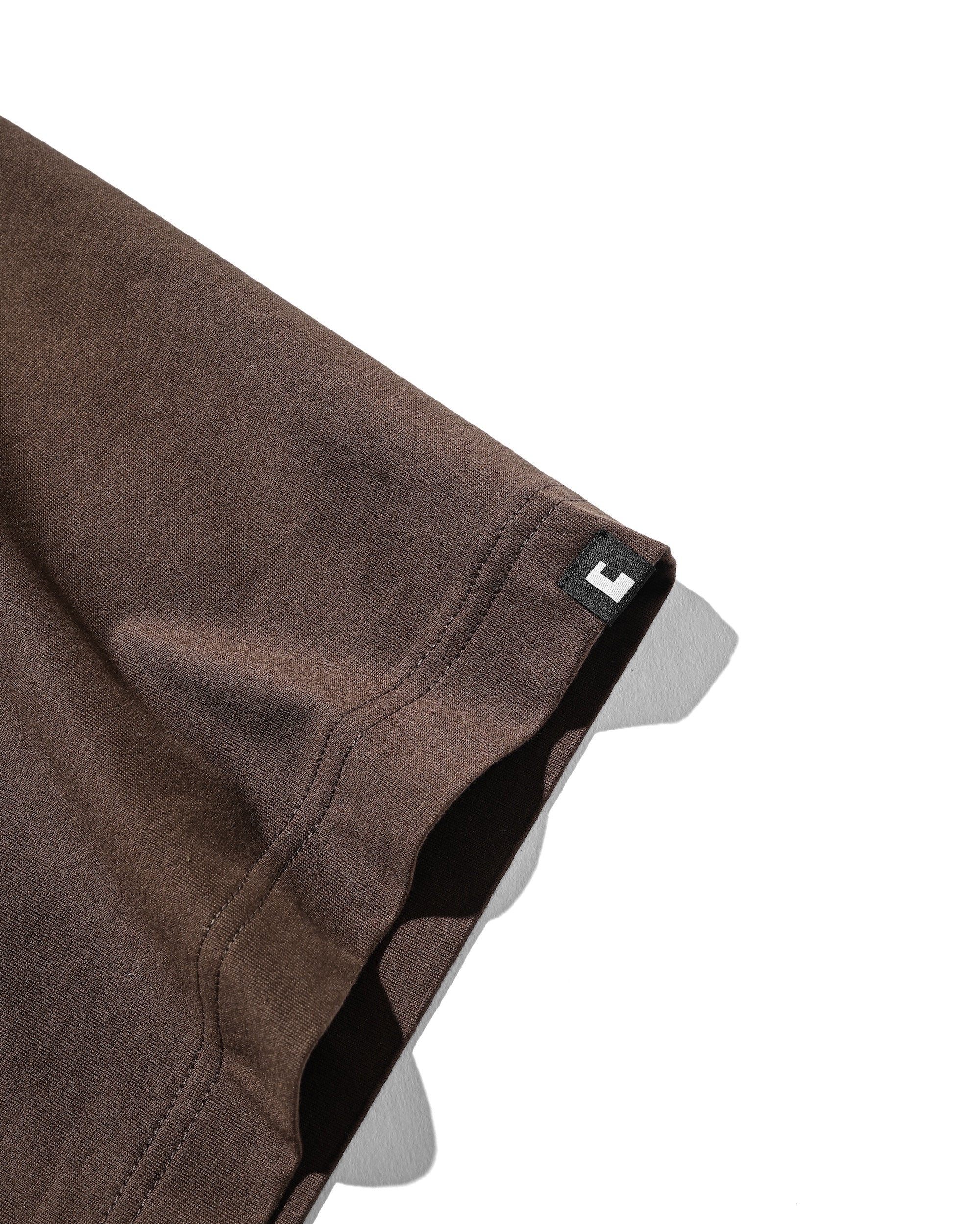 STAFF T-SHIRT WITH DRAWSTRINGS (BROWN)