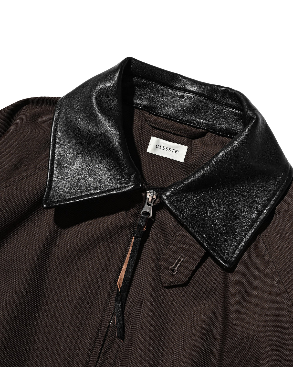 【10.7 WED 20:00- IN STOCK】 WOOL KERSEY CITY UTILITY BALLOON JACKET (BROWN)