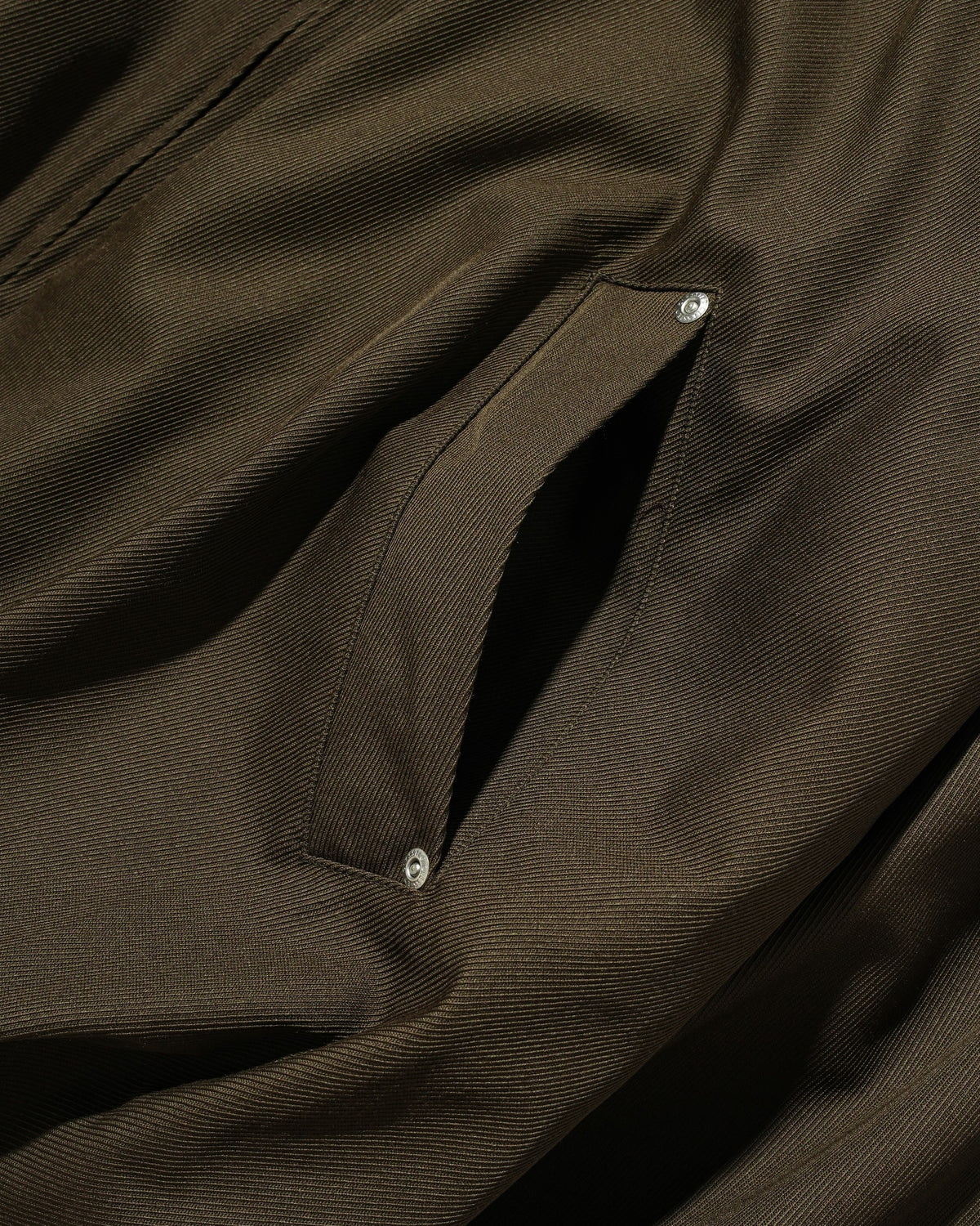 【10.7 WED 20:00- IN STOCK】 WOOL KERSEY CITY UTILITY BALLOON JACKET (OLIVE)