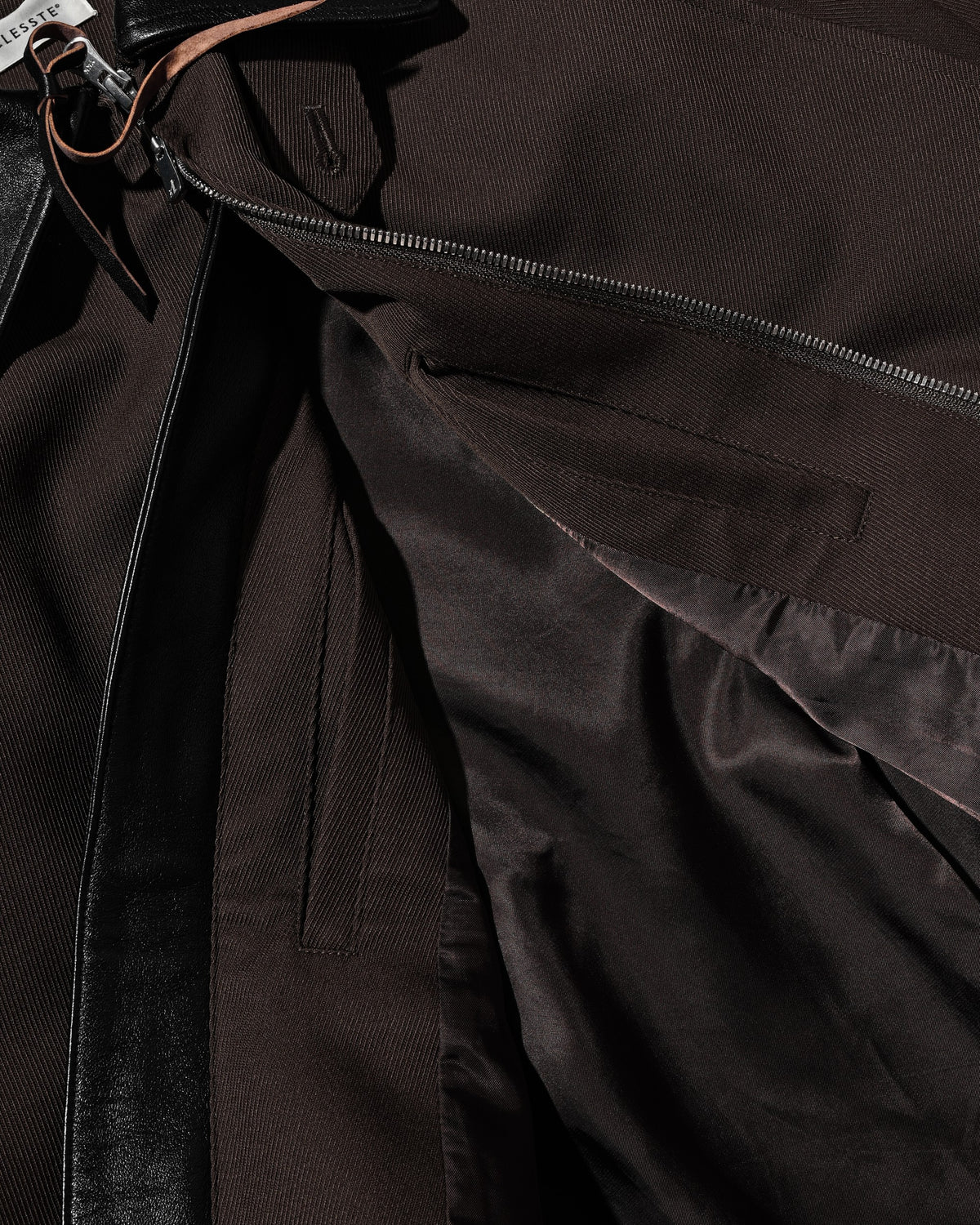 【10.7 WED 20:00- IN STOCK】 WOOL KERSEY CITY UTILITY BALLOON JACKET (BROWN)