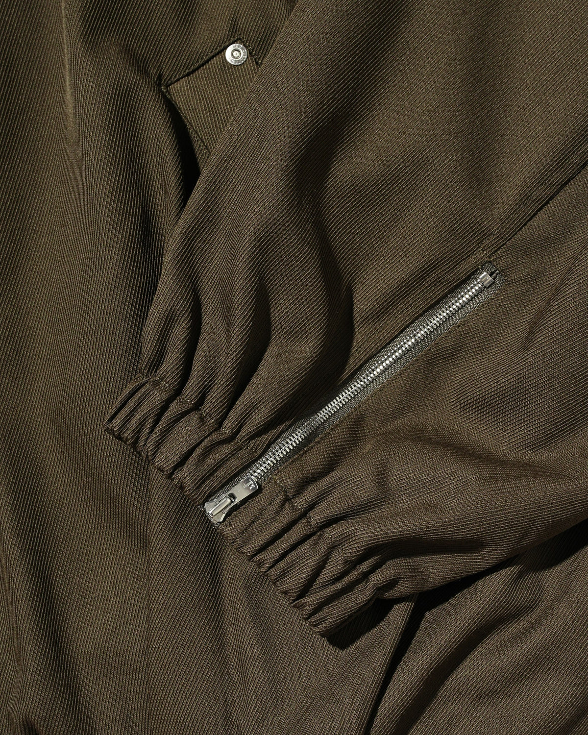 【10.7 WED 20:00- IN STOCK】 WOOL KERSEY CITY UTILITY BALLOON JACKET (OLIVE)