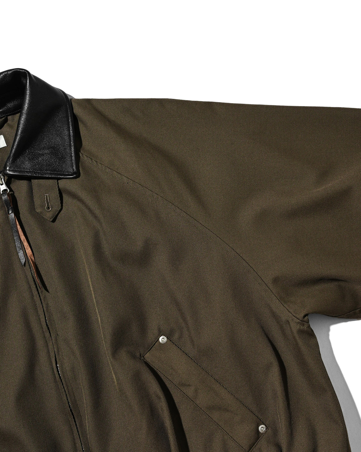 【10.7 WED 20:00- IN STOCK】 WOOL KERSEY CITY UTILITY BALLOON JACKET (OLIVE)