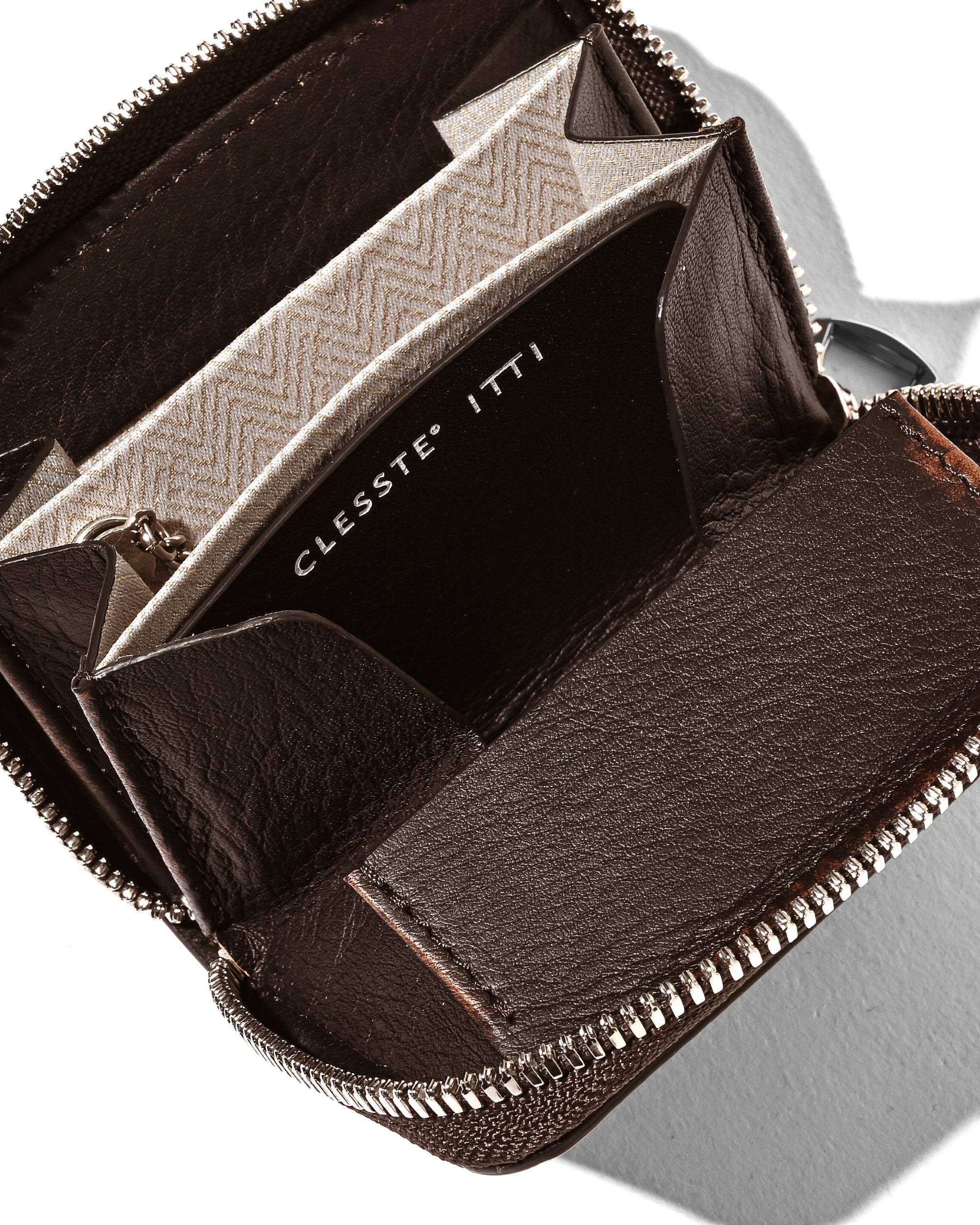 【5.23 SAT 20:00- IN STOCK】【EX.】CRISTY COIN CARD WLT (BROWN)