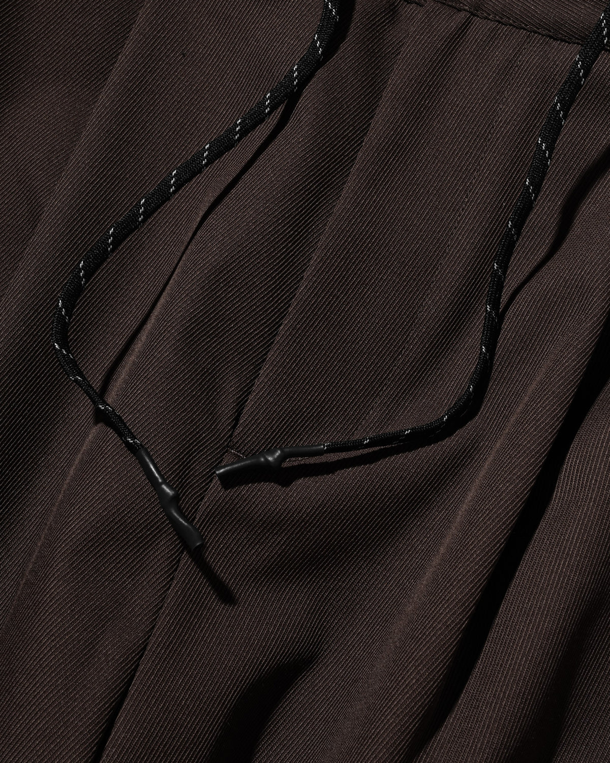 【10.7 WED 20:00- IN STOCK】 WOOL KERSEY CITY WIDE TAPERED BALLOON PANTS (BROWN)