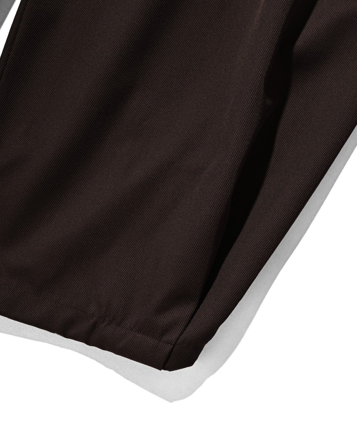 【10.7 WED 20:00- IN STOCK】 WOOL KERSEY CITY WIDE TAPERED BALLOON PANTS (BROWN)