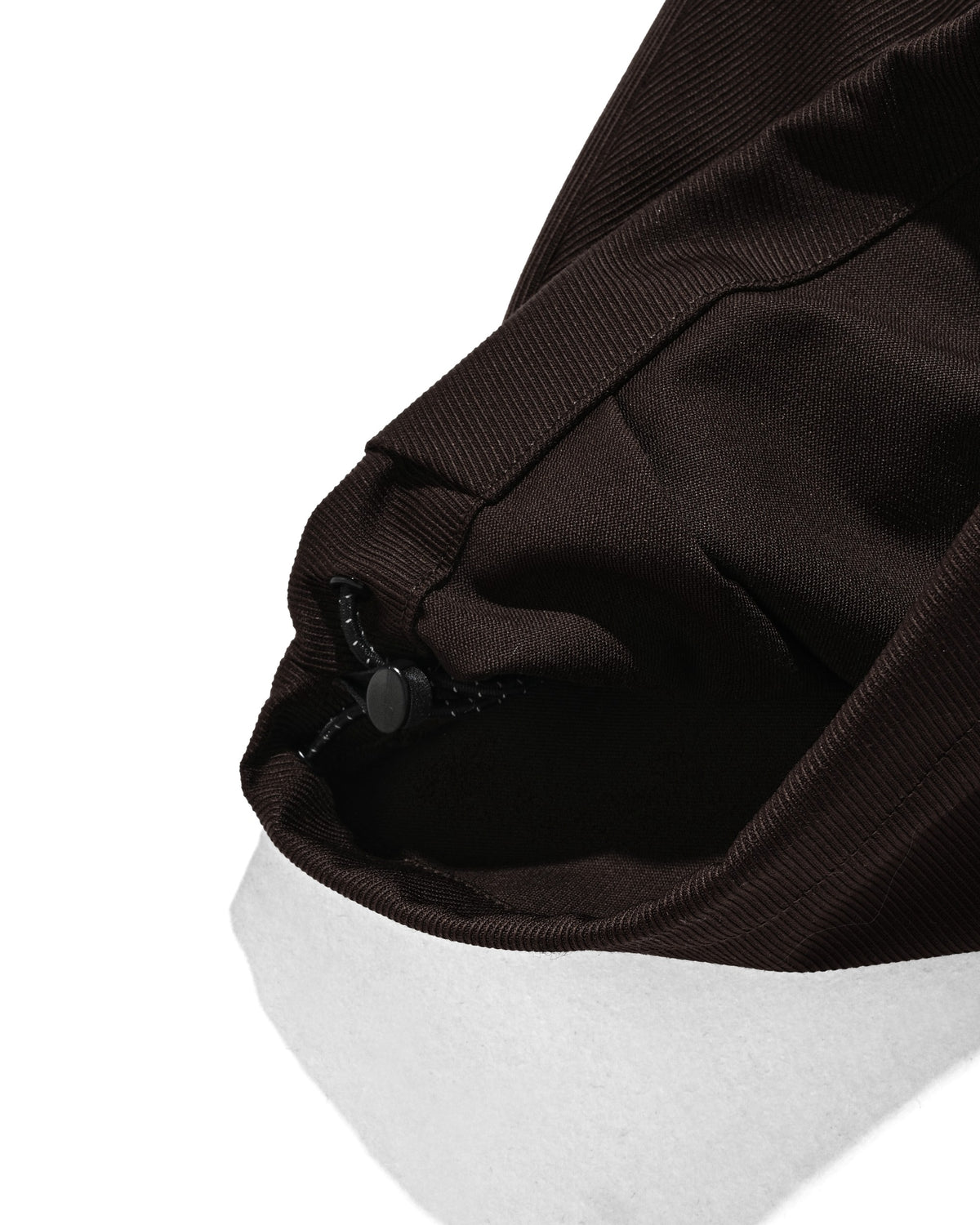 【10.7 WED 20:00- IN STOCK】 WOOL KERSEY CITY WIDE TAPERED BALLOON PANTS (BROWN)