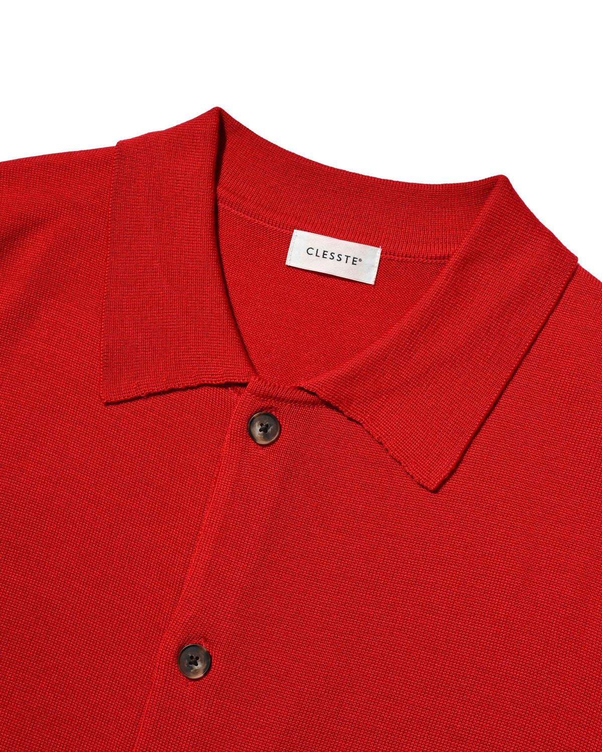 【10.21 WED 20:00- IN STOCK】 12G WOOL KNIT COLLARED CARDIGAN (RED)
