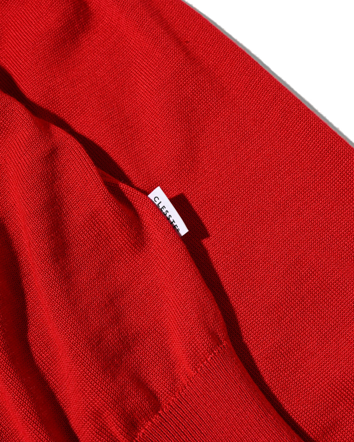 【10.21 WED 20:00- IN STOCK】 12G WOOL KNIT COLLARED CARDIGAN (RED)