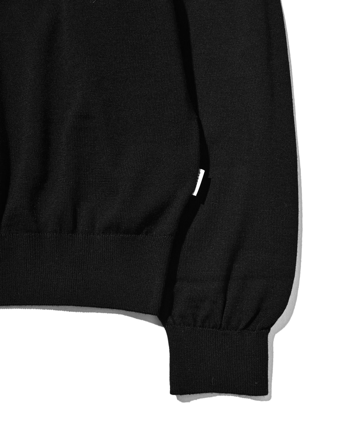 【10.21 WED 20:00- IN STOCK】 12G WOOL KNIT COLLARED CARDIGAN (BLACK)