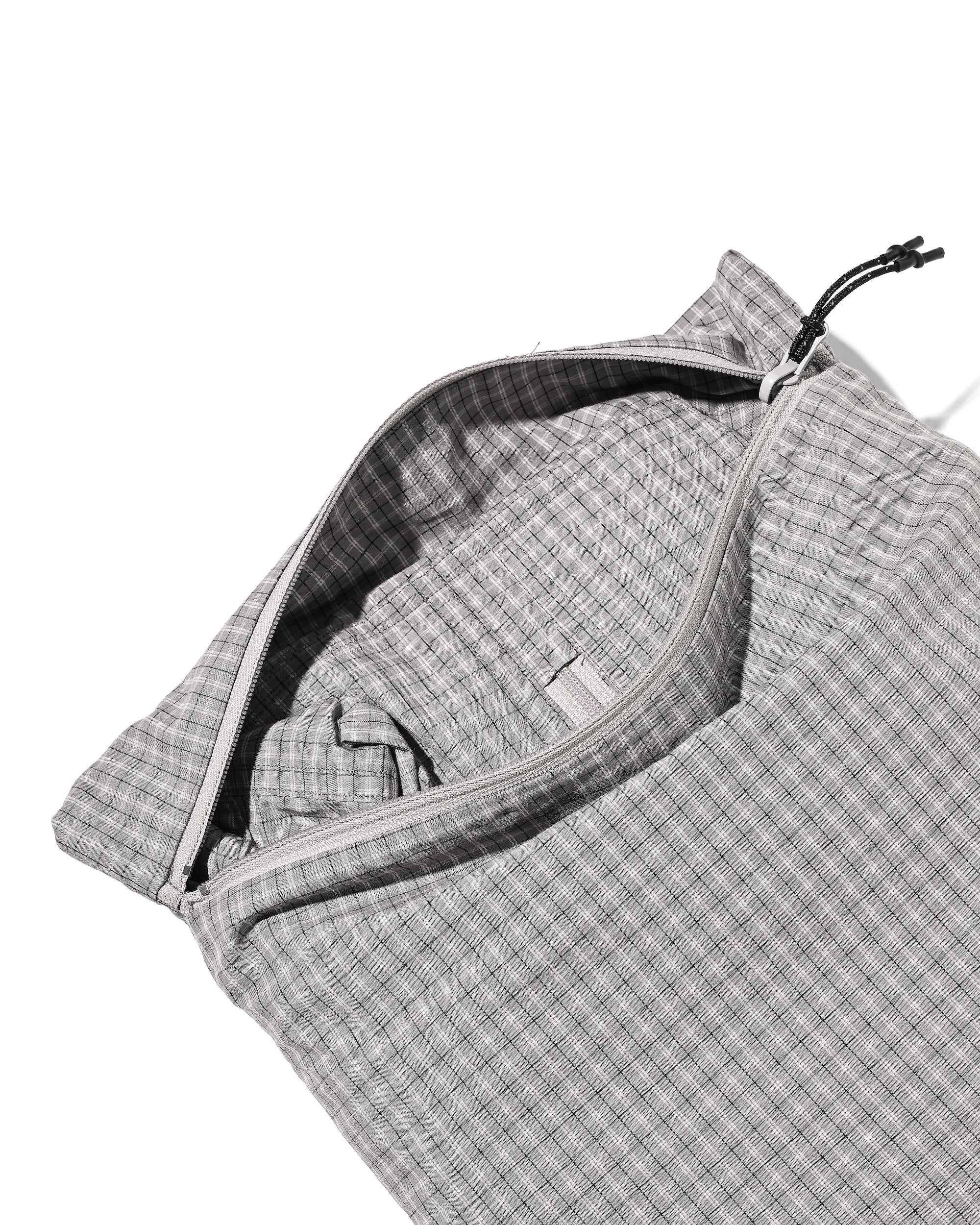 PACKABLE CITY ANORAK PARKA  (GRAY(MINI CHECK))
